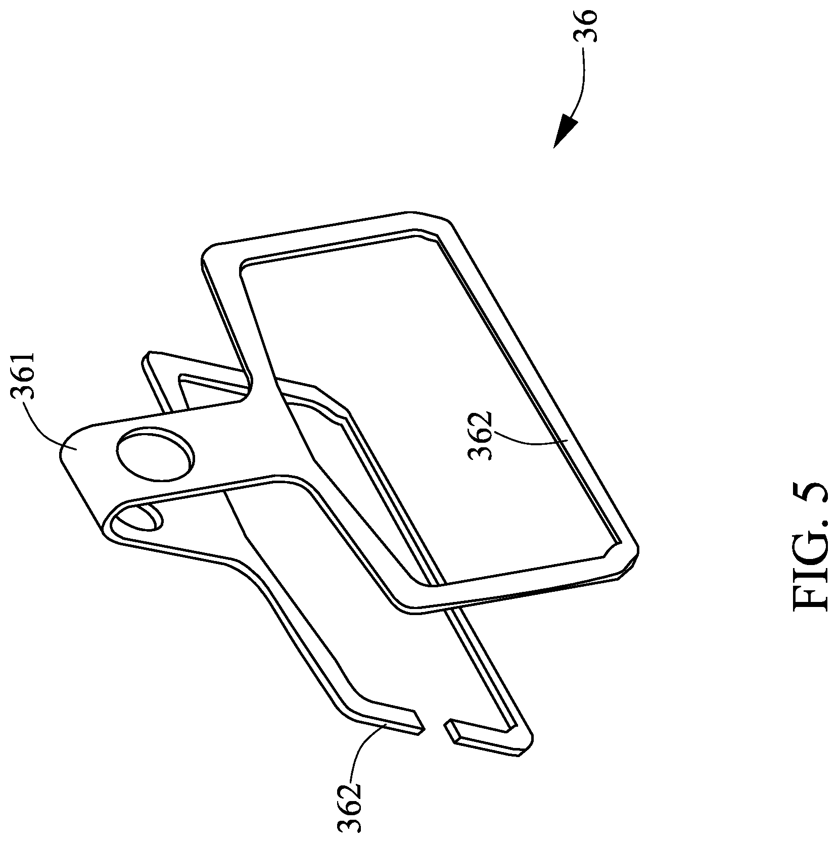 Patent US11815146 Figure 9 – Brake pad assembly