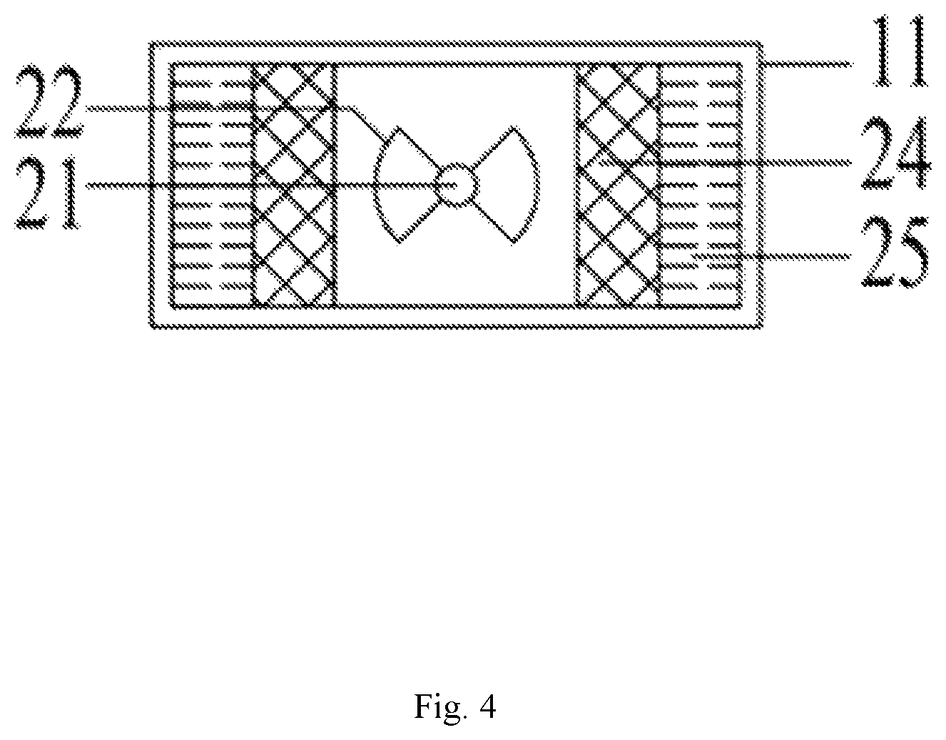 Patent US11815150 Figure 4 – Magnetostriction-based vibration suppression apparatus for steel pipe of power transmission tower and suppression method thereof