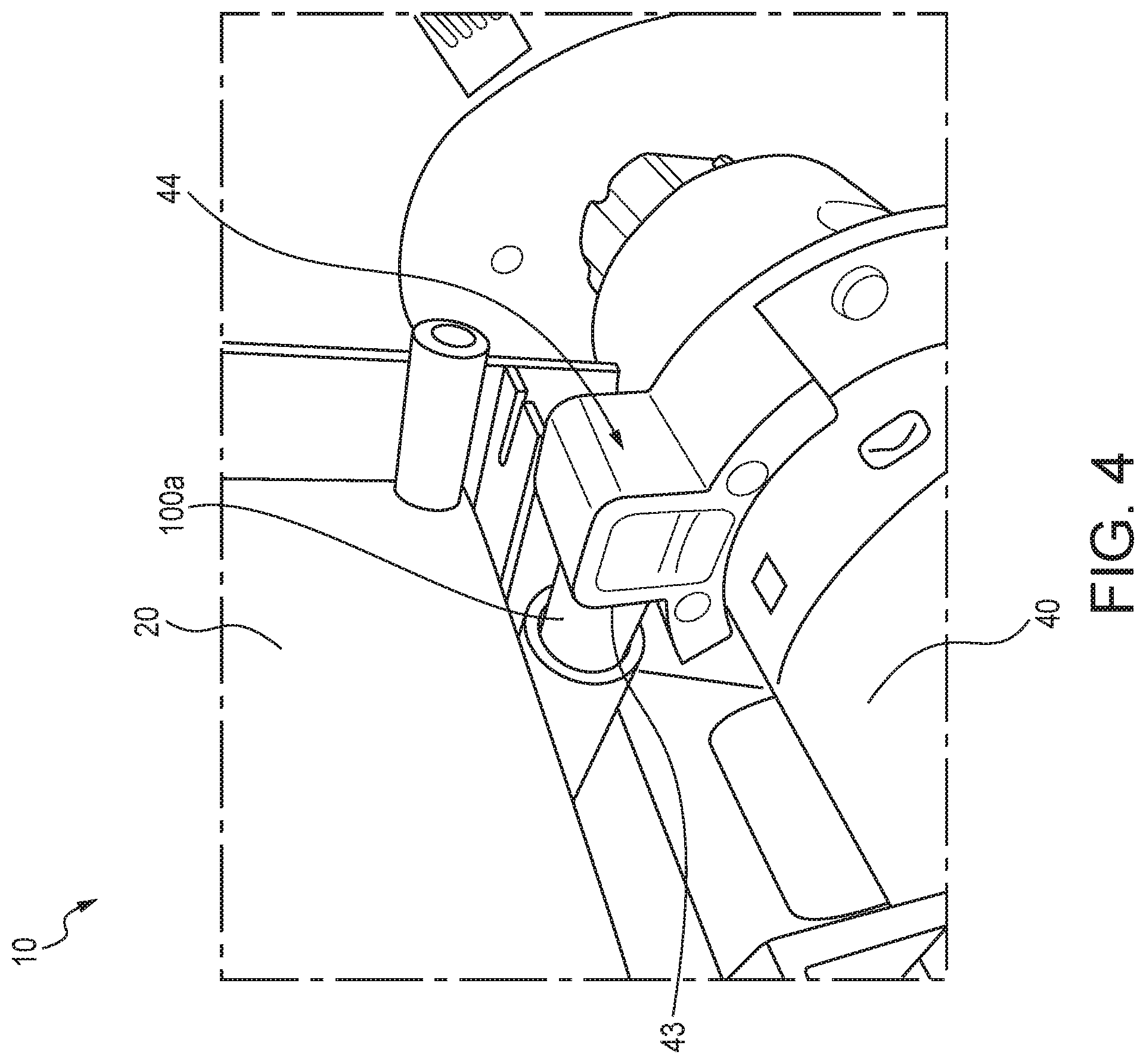 Patent US11815152 Figure 4 – Motor dampener and drive train for plumbing tools