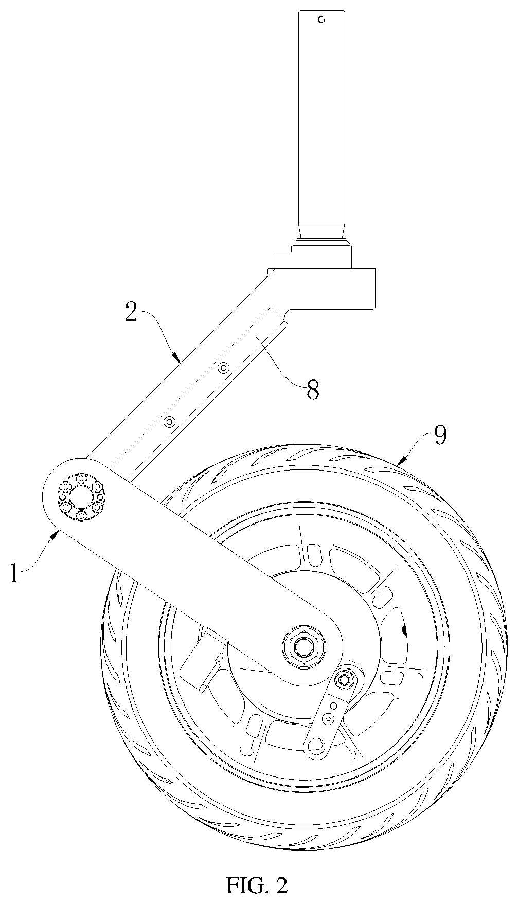Patent US11815156 Figure 2 – Shock absorber and transportation tool
