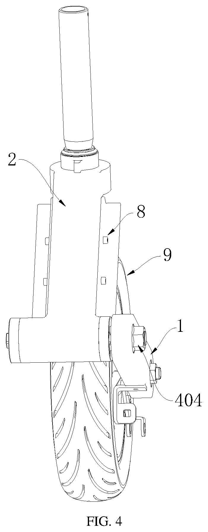 Patent US11815156 Figure 4 – Shock absorber and transportation tool