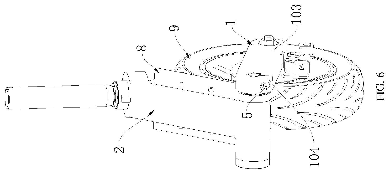 Patent US11815156 Figure 6 – Shock absorber and transportation tool