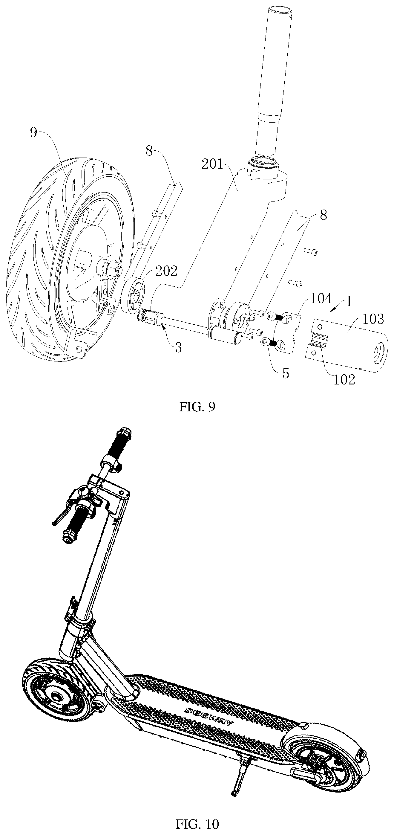 Patent US11815156 Figure 9 – Shock absorber and transportation tool