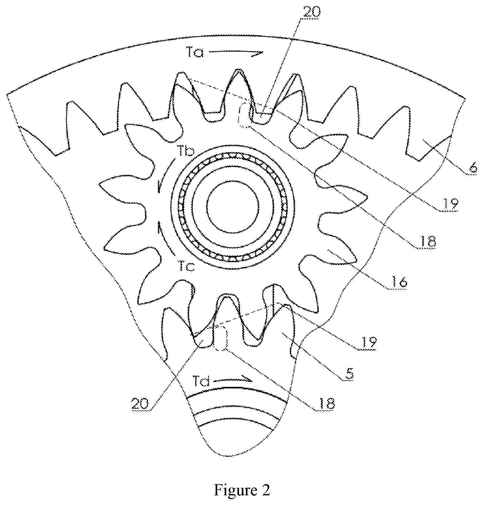 Patent US11815160 Figure 2 – Gearbox