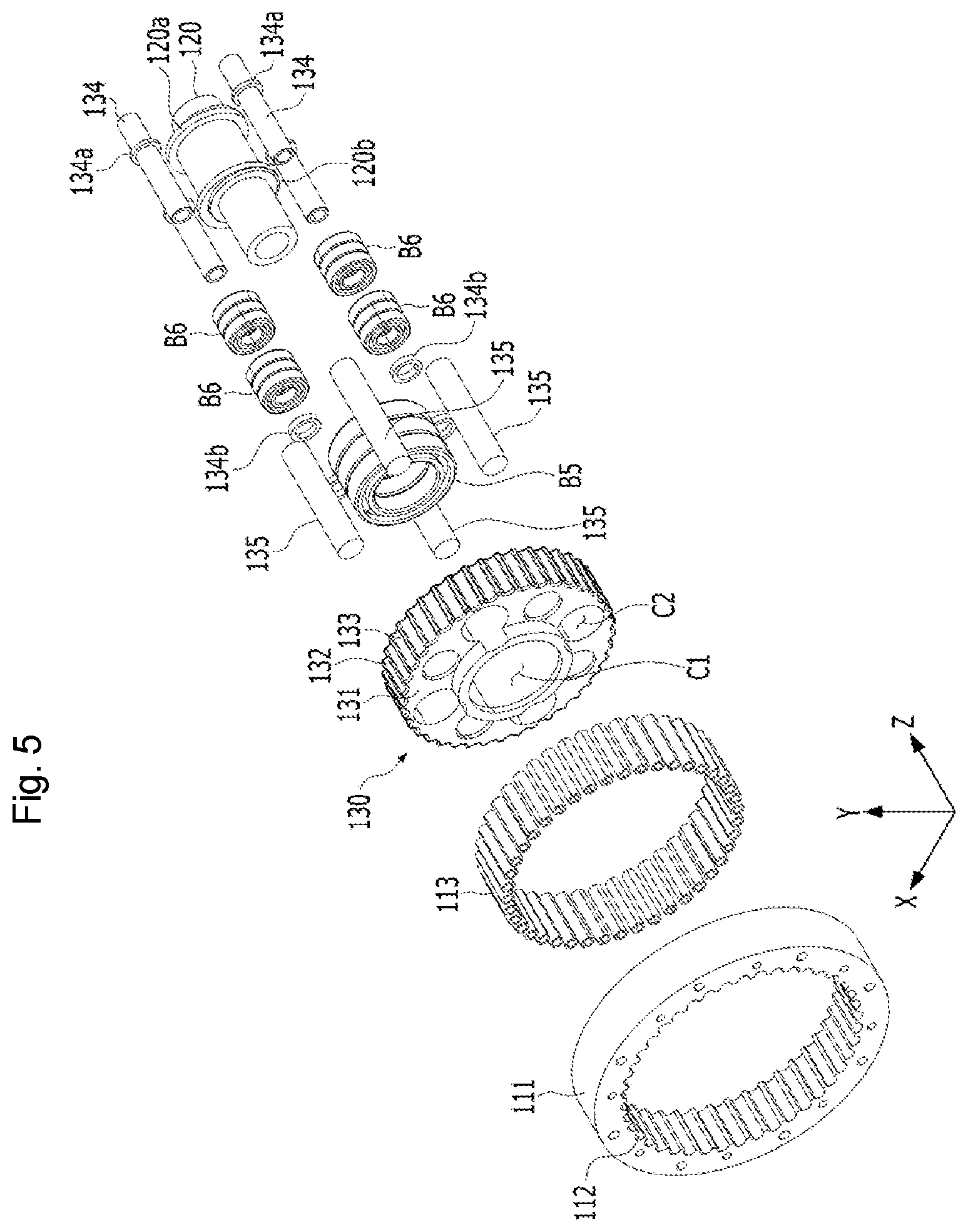 Patent US11815162 Figure 5 – Reducer