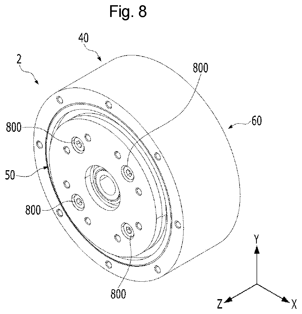 Patent US11815162 Figure 8 – Reducer