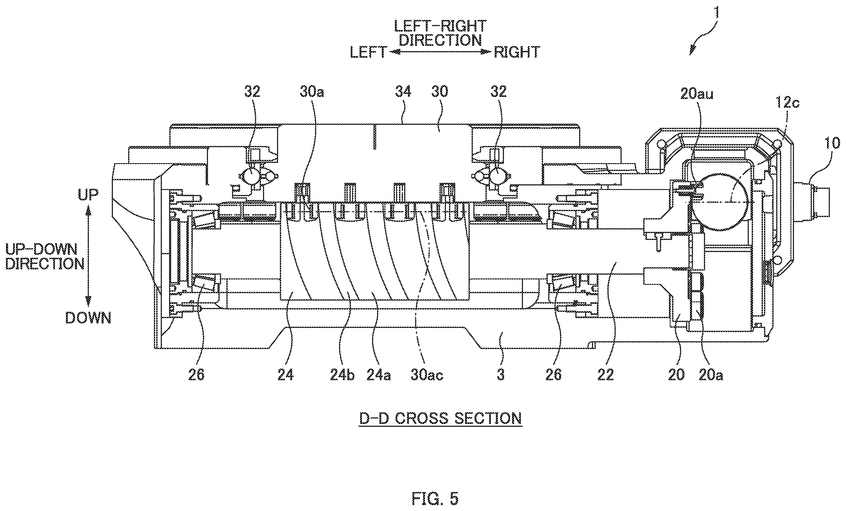 Patent US11815163 Figure 5 – Speed reducer