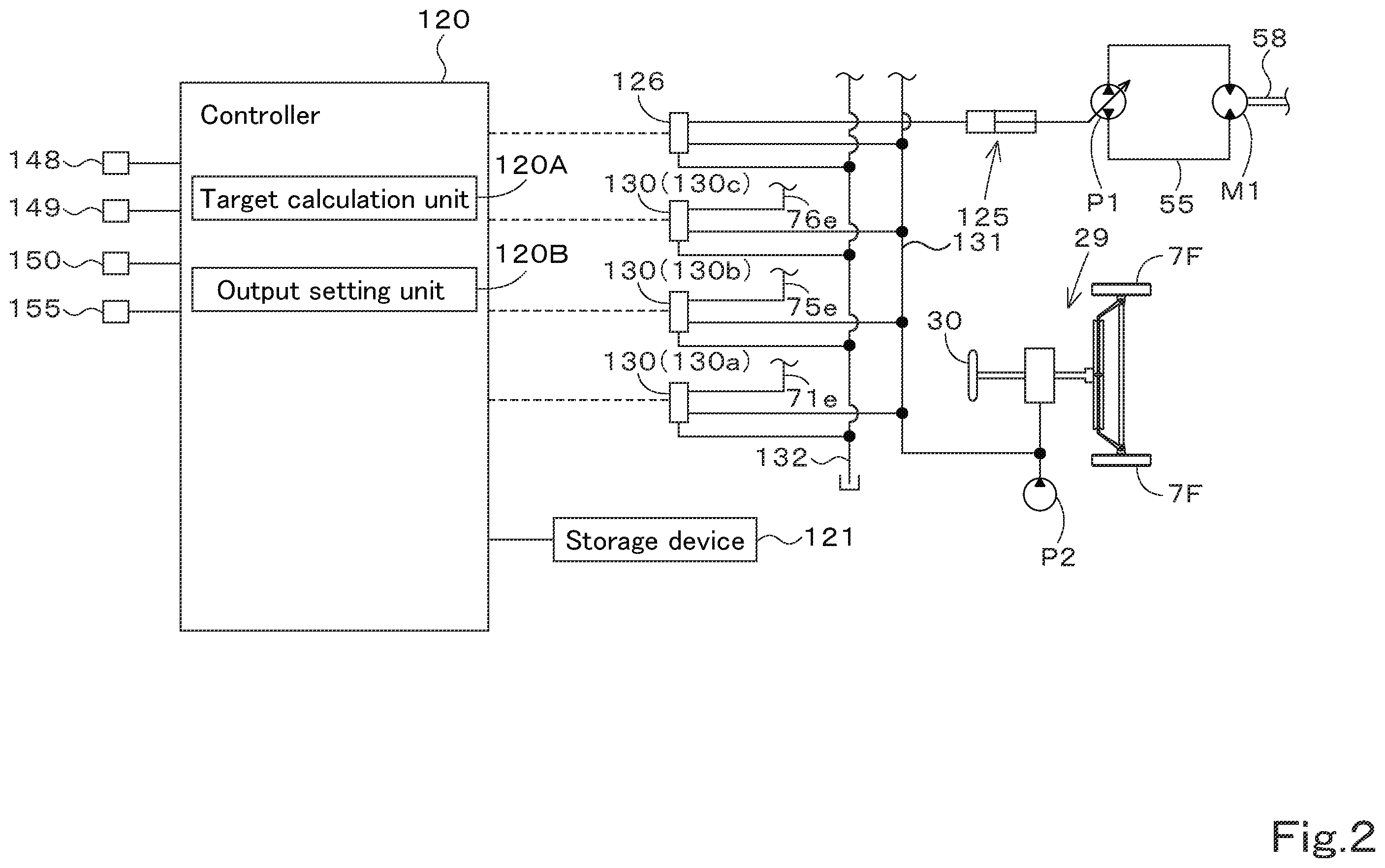 Patent US11815168 Figure 2 – Work vehicle