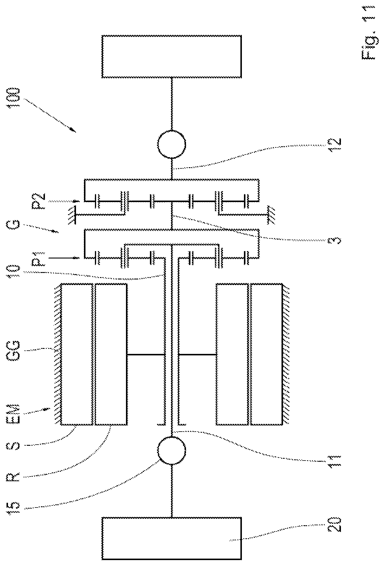 Patent US11815169 Figure 14 – Transmission, drive train and vehicle having a transmission
