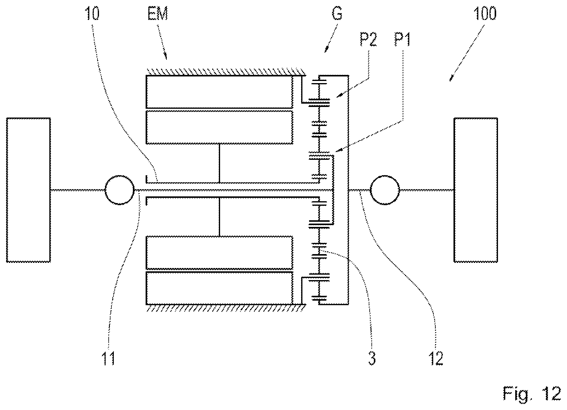 Patent US11815169 Figure 15 – Transmission, drive train and vehicle having a transmission