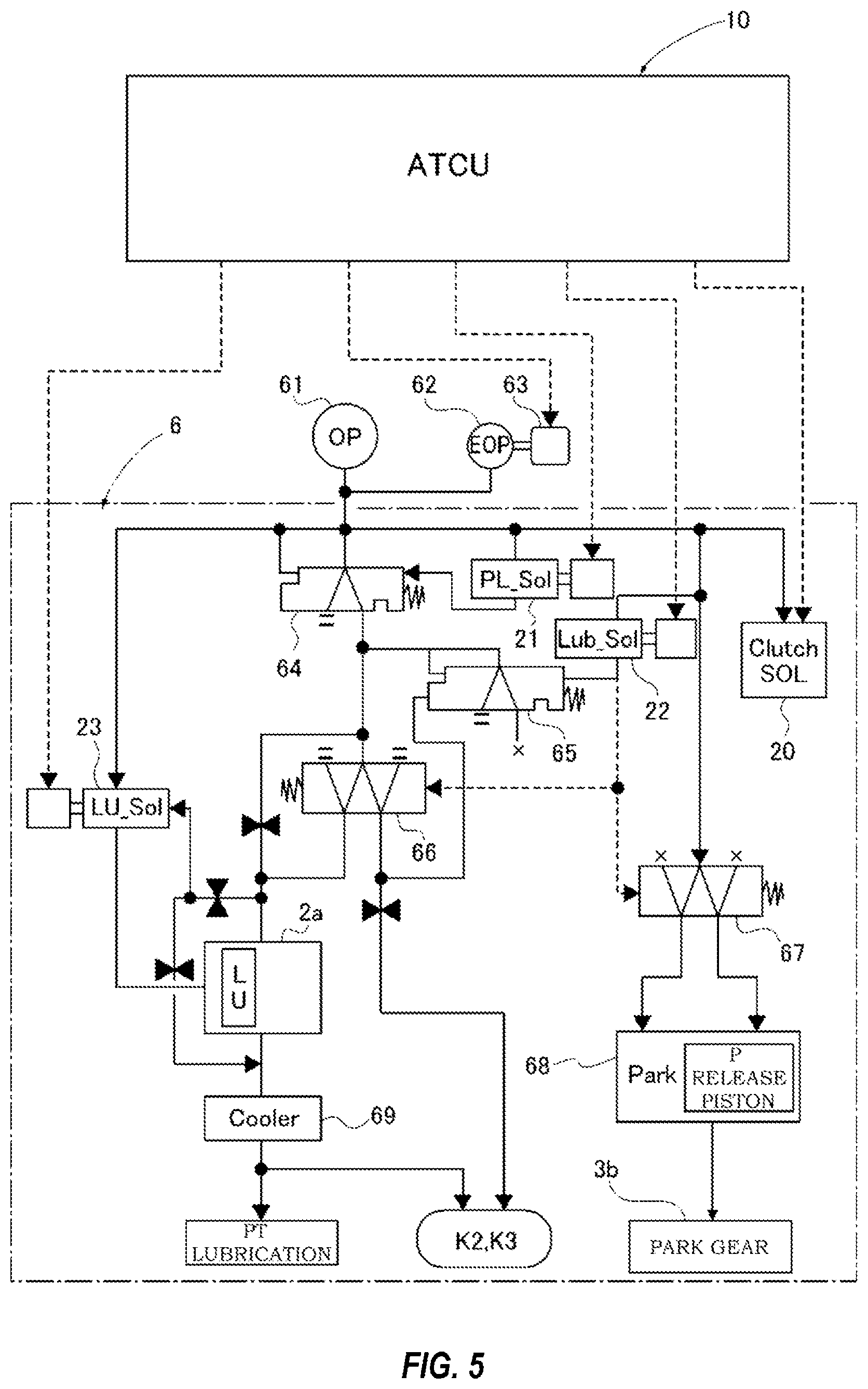 Patent US11815177 Figure 4 – Diagnostic device and control device for automatic transmission