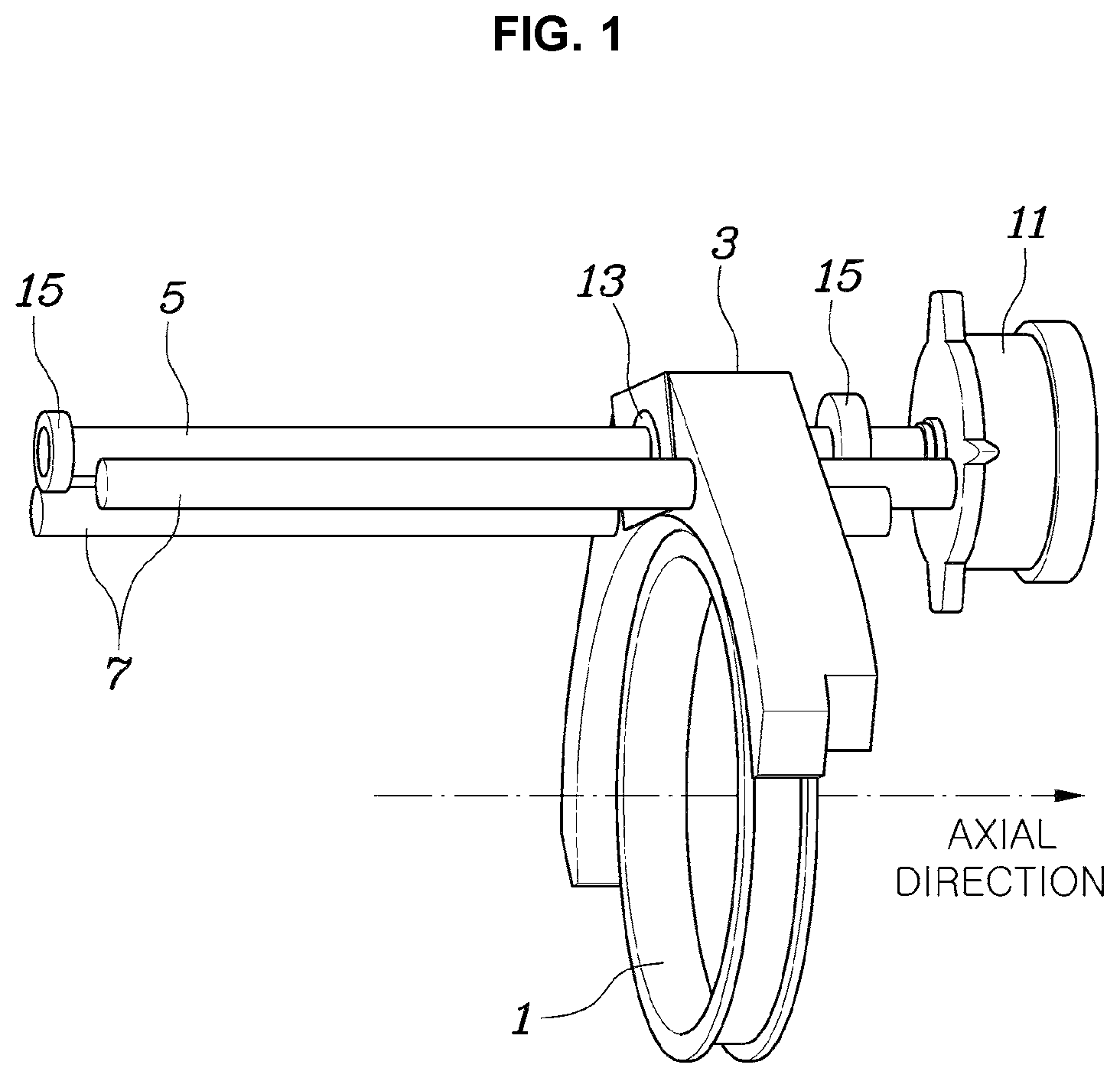 Patent US11815179 Figure 1 – Actuator for transmission