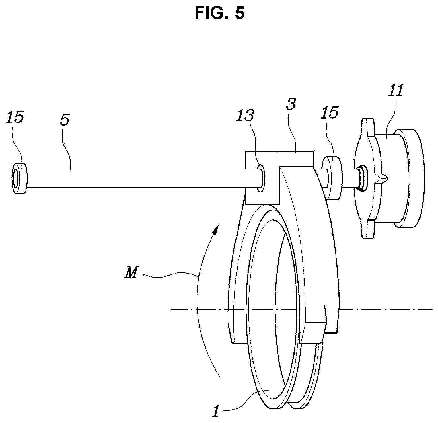 Patent US11815179 Figure 5 – Actuator for transmission