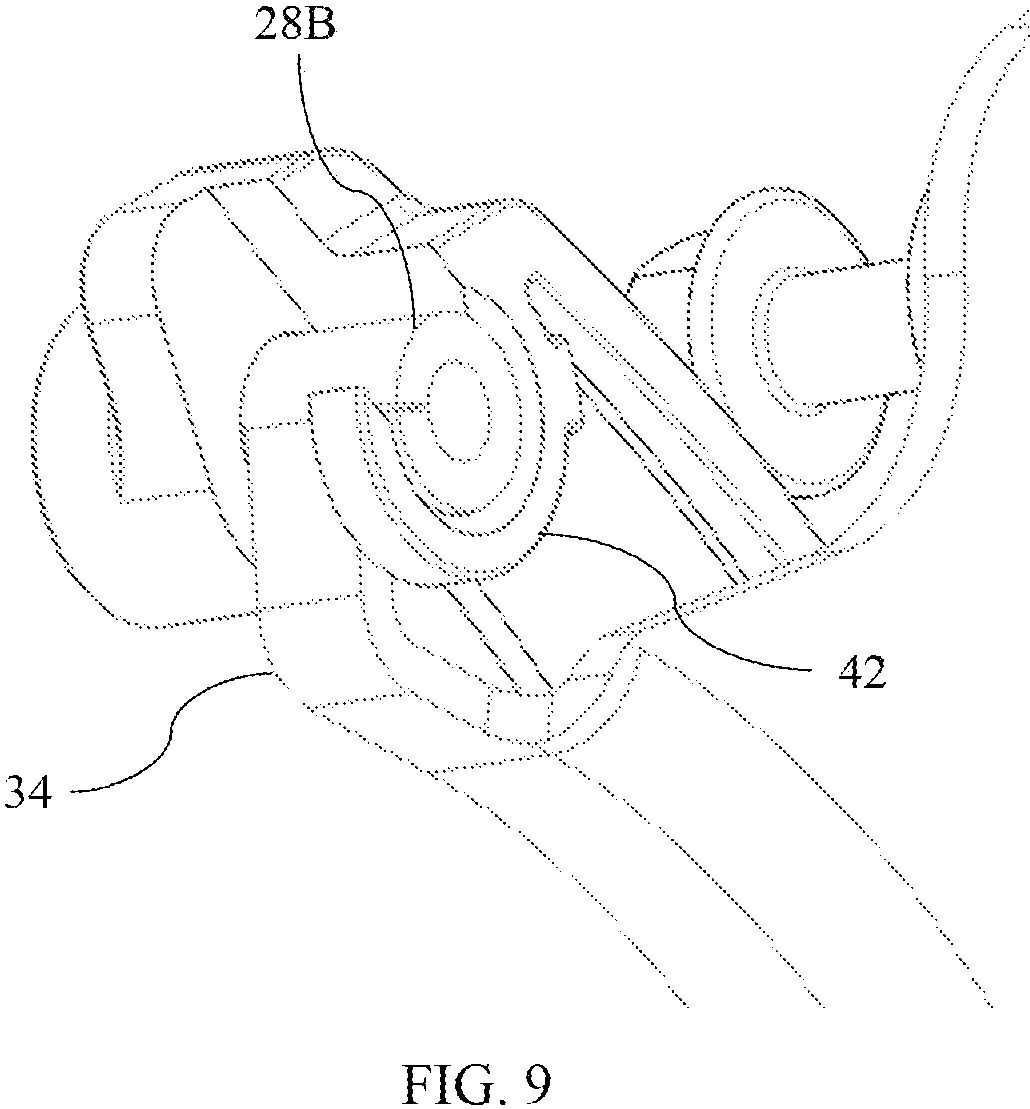 Patent US11815180 Figure 5 – Tensioner with stamped pivot pin