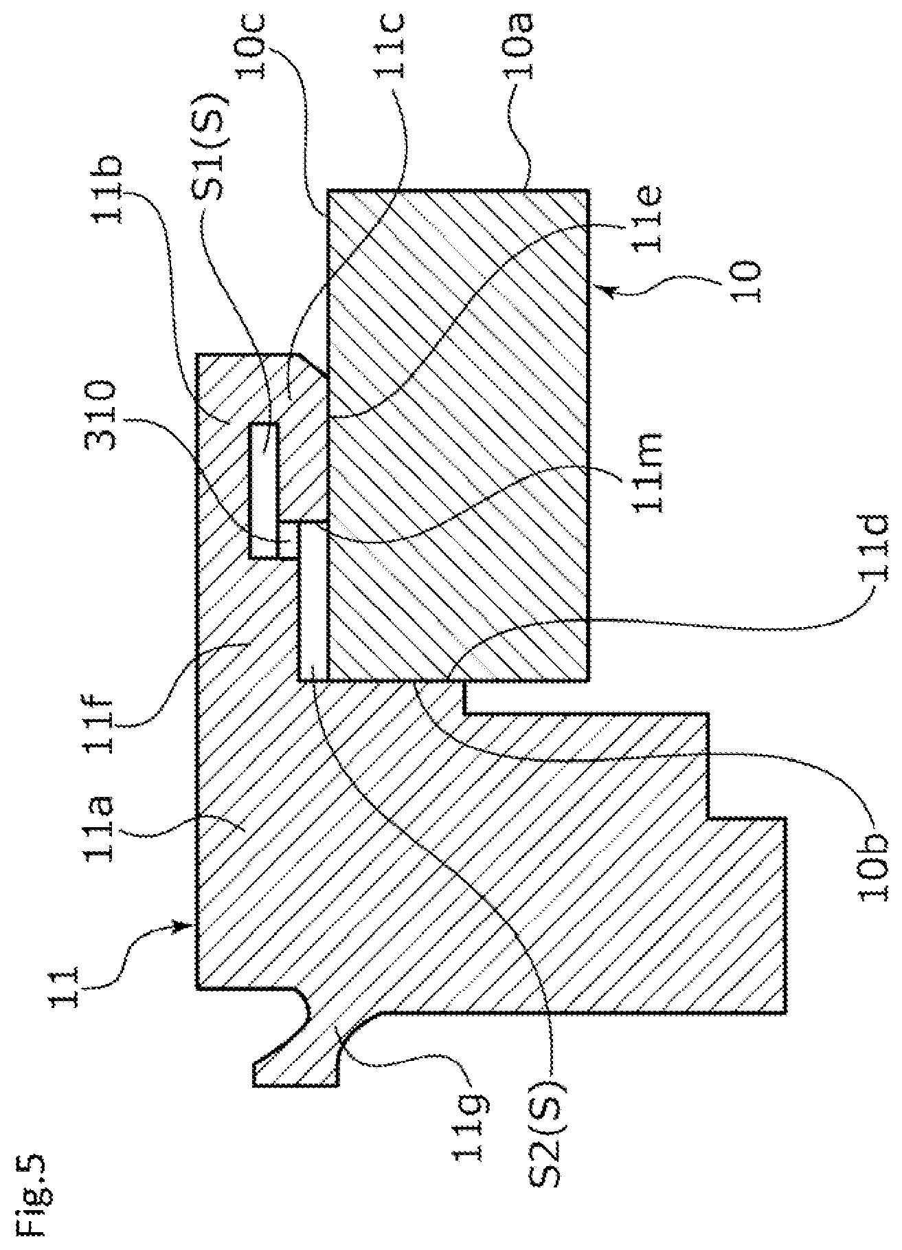 Patent US11815182 Figure 5 – Mechanical seal