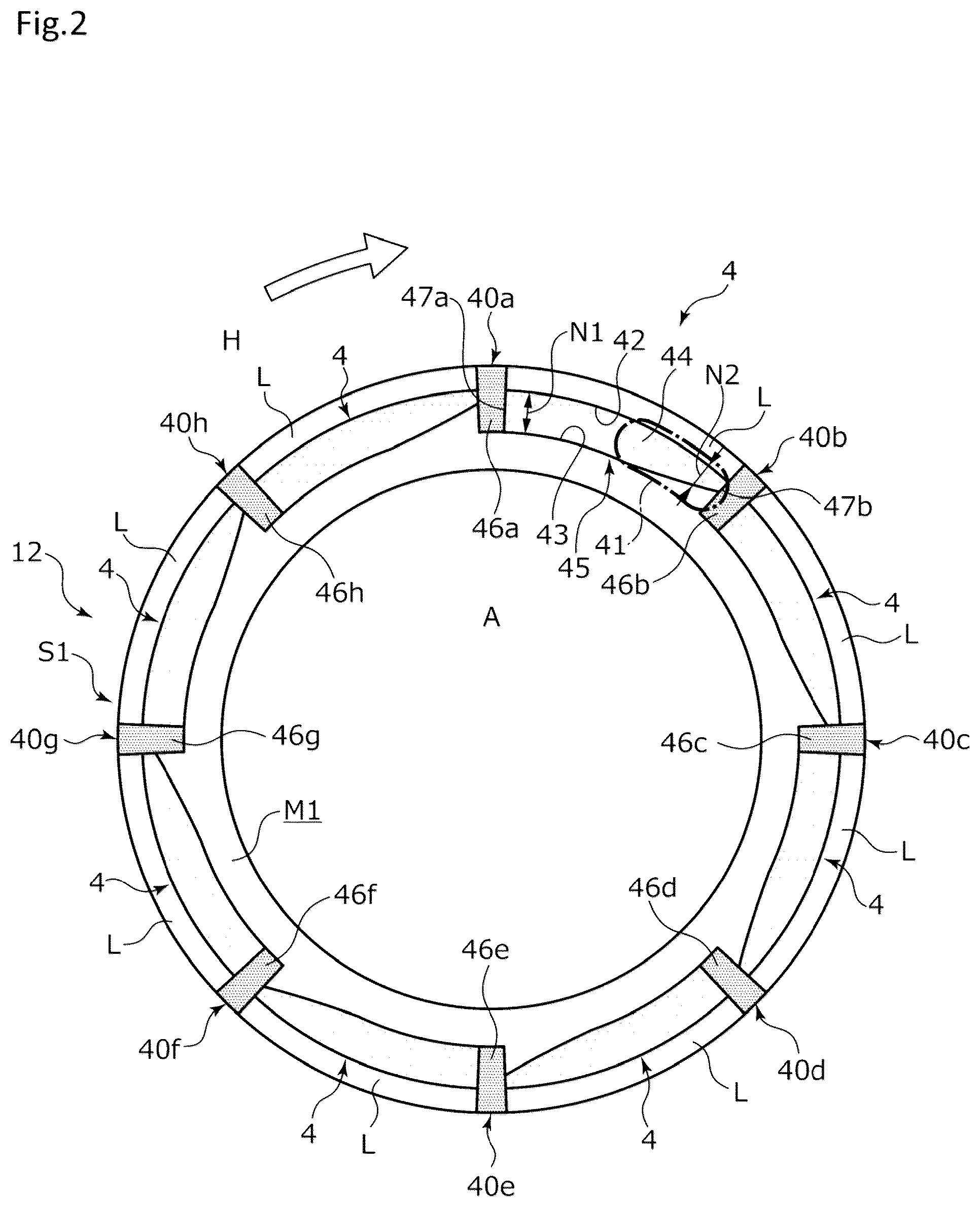 Patent US11815184 Figure 2 – Sliding component