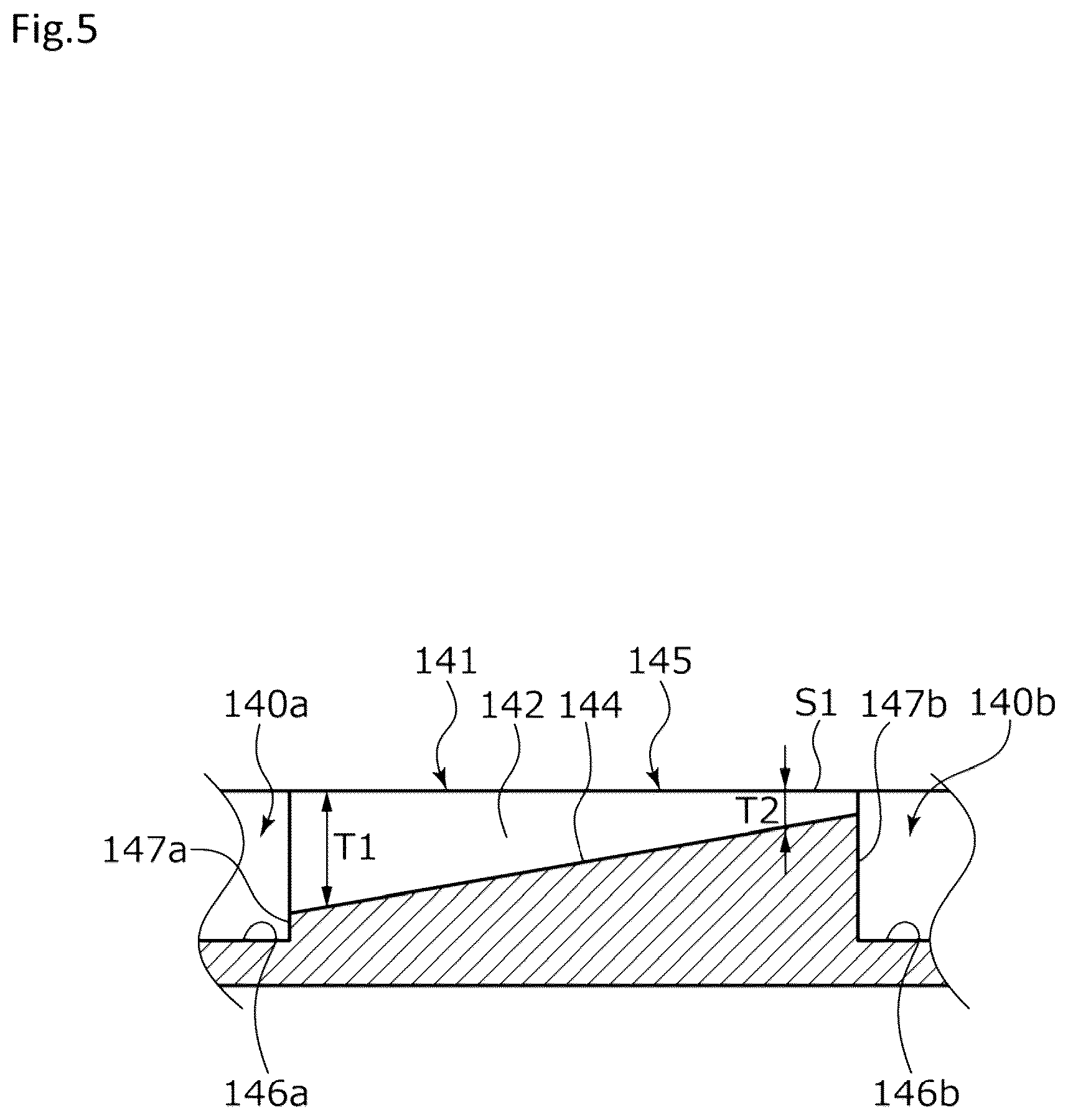 Patent US11815184 Figure 5 – Sliding component