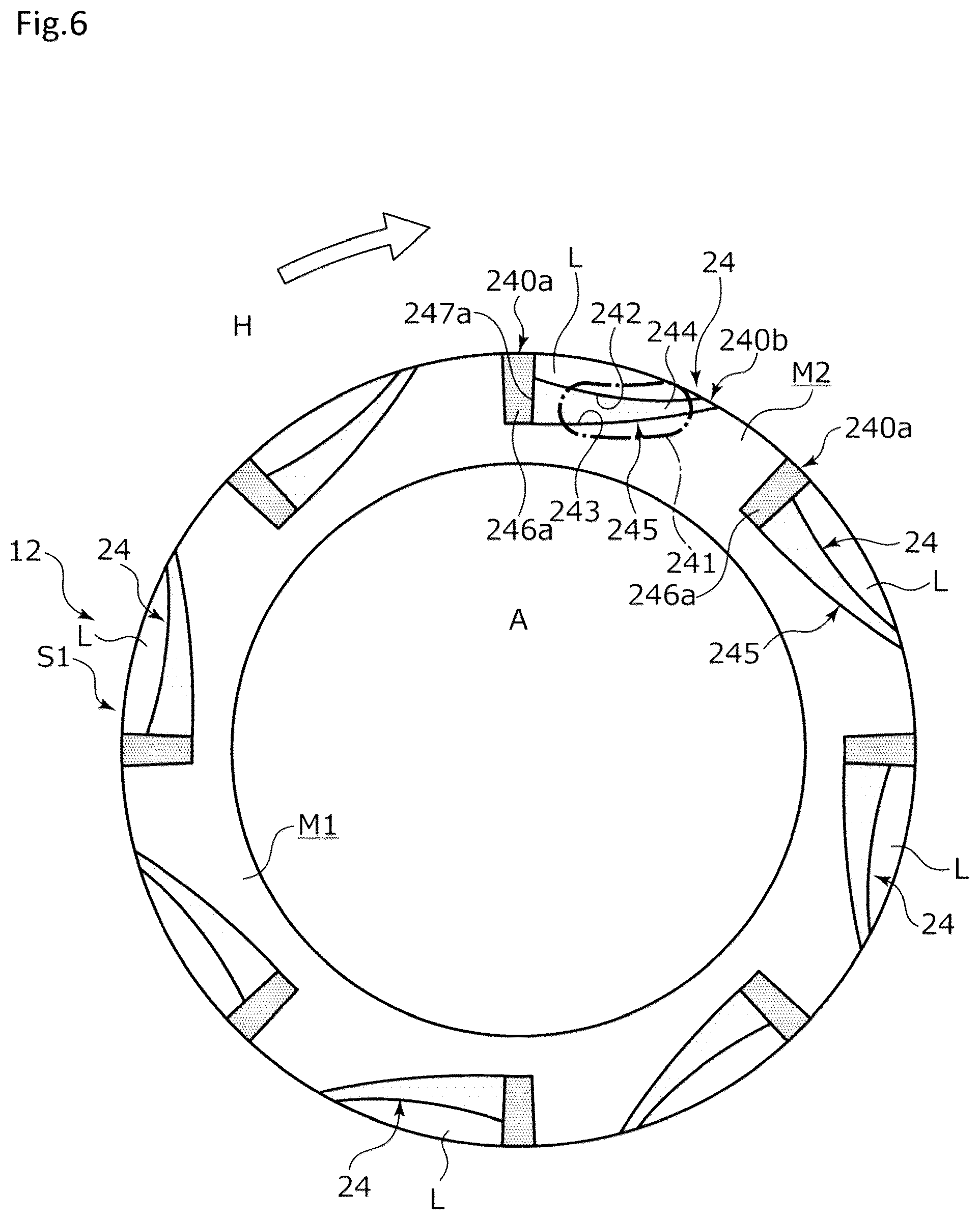 Patent US11815184 Figure 6 – Sliding component