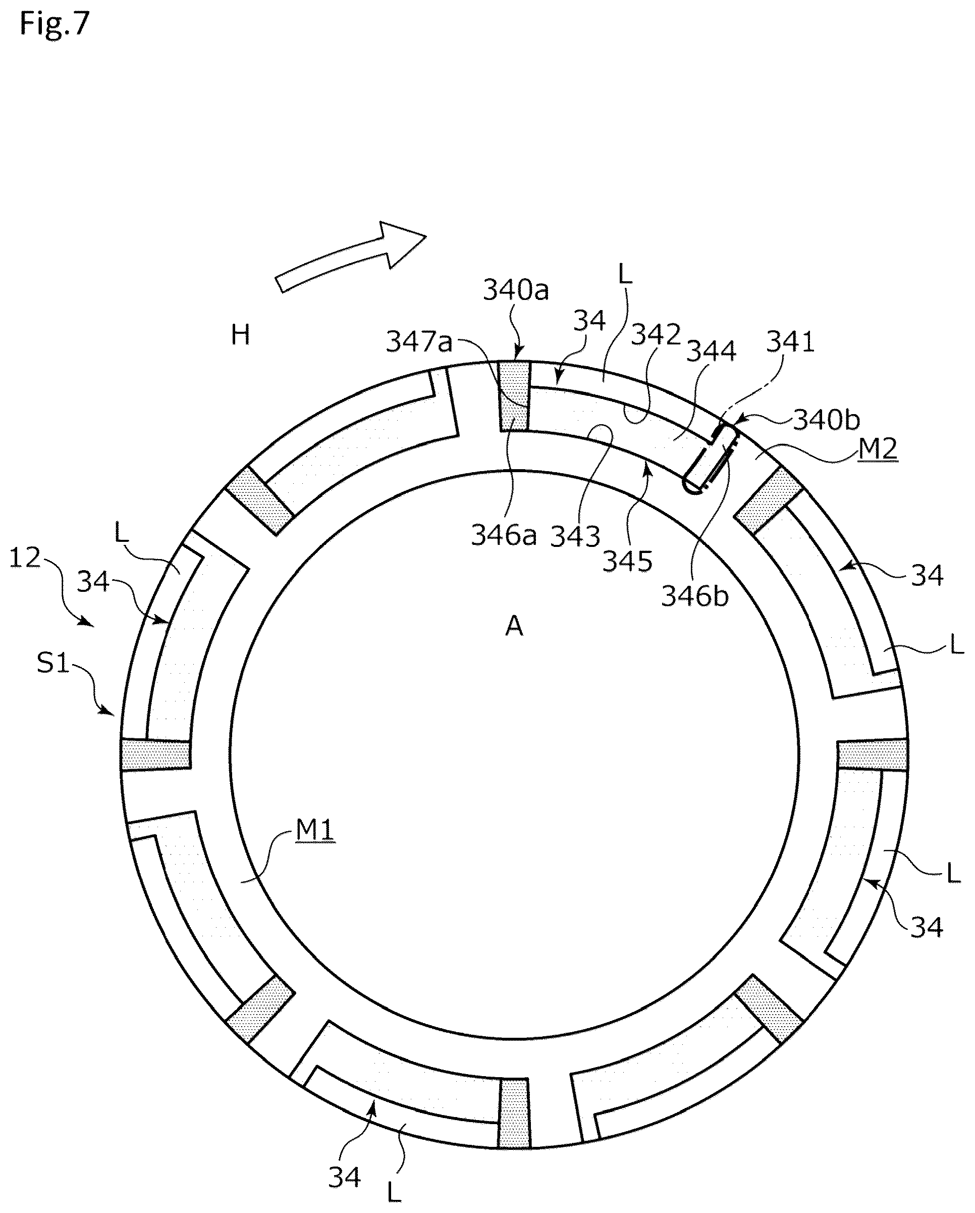 Patent US11815184 Figure 7 – Sliding component