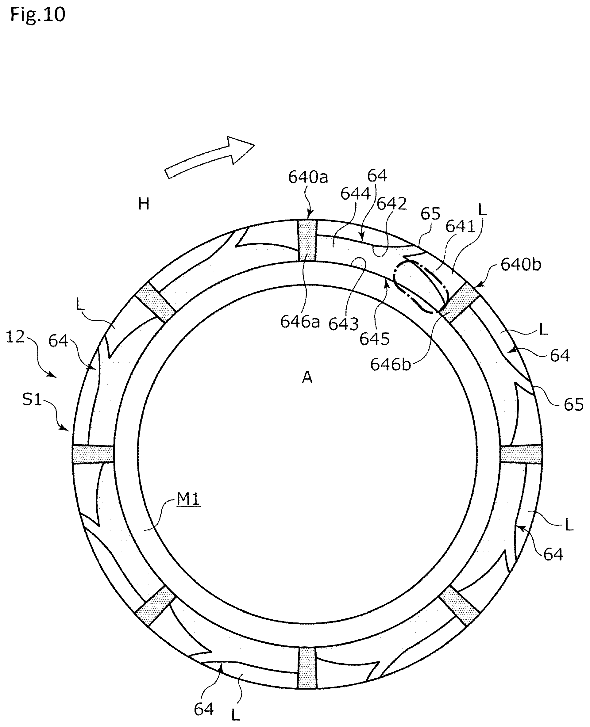 Patent US11815184 Figure 10 – Sliding component