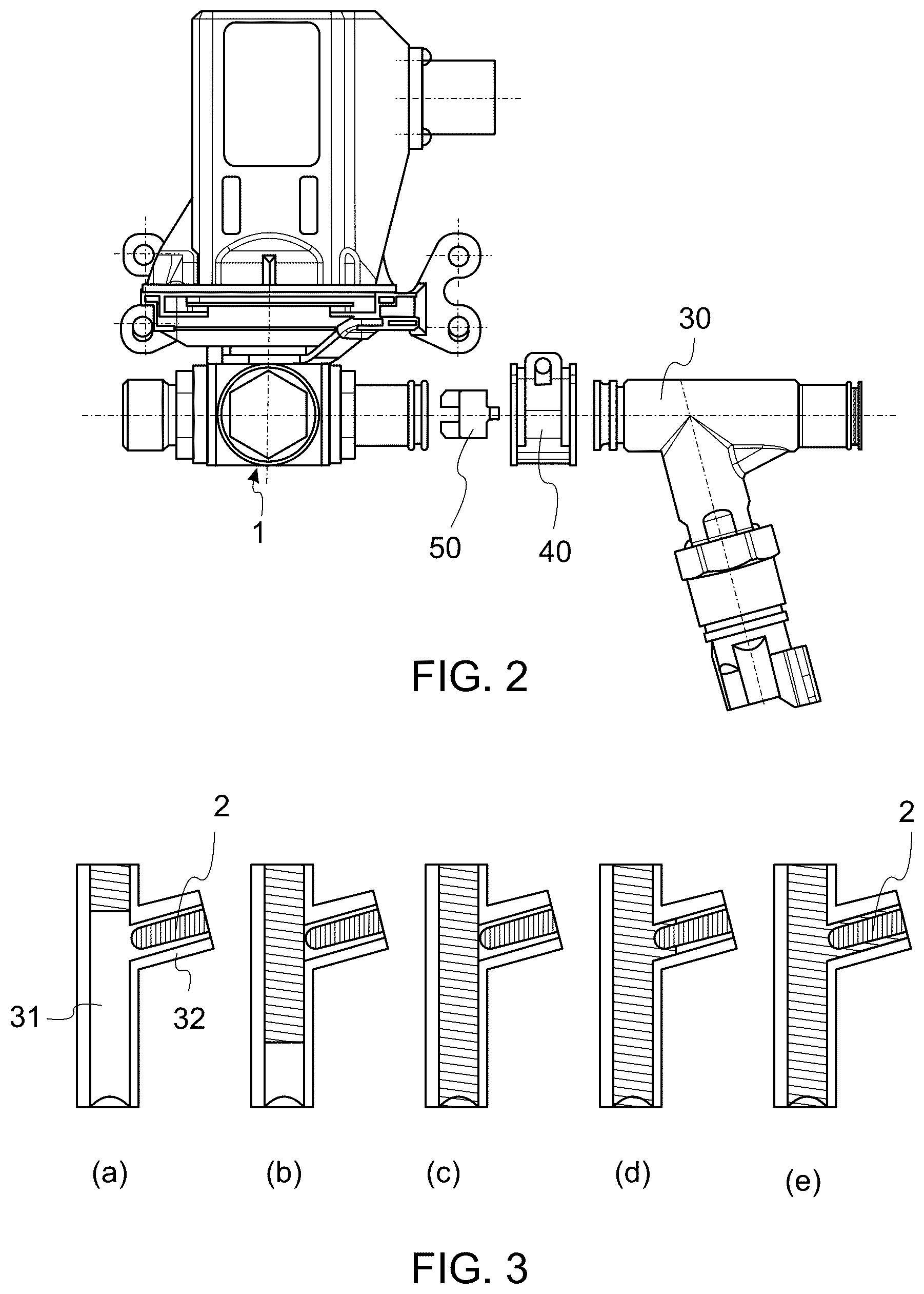 Patent US11815190 Figure 2 – Fluid level sensing assembly for motorised valve