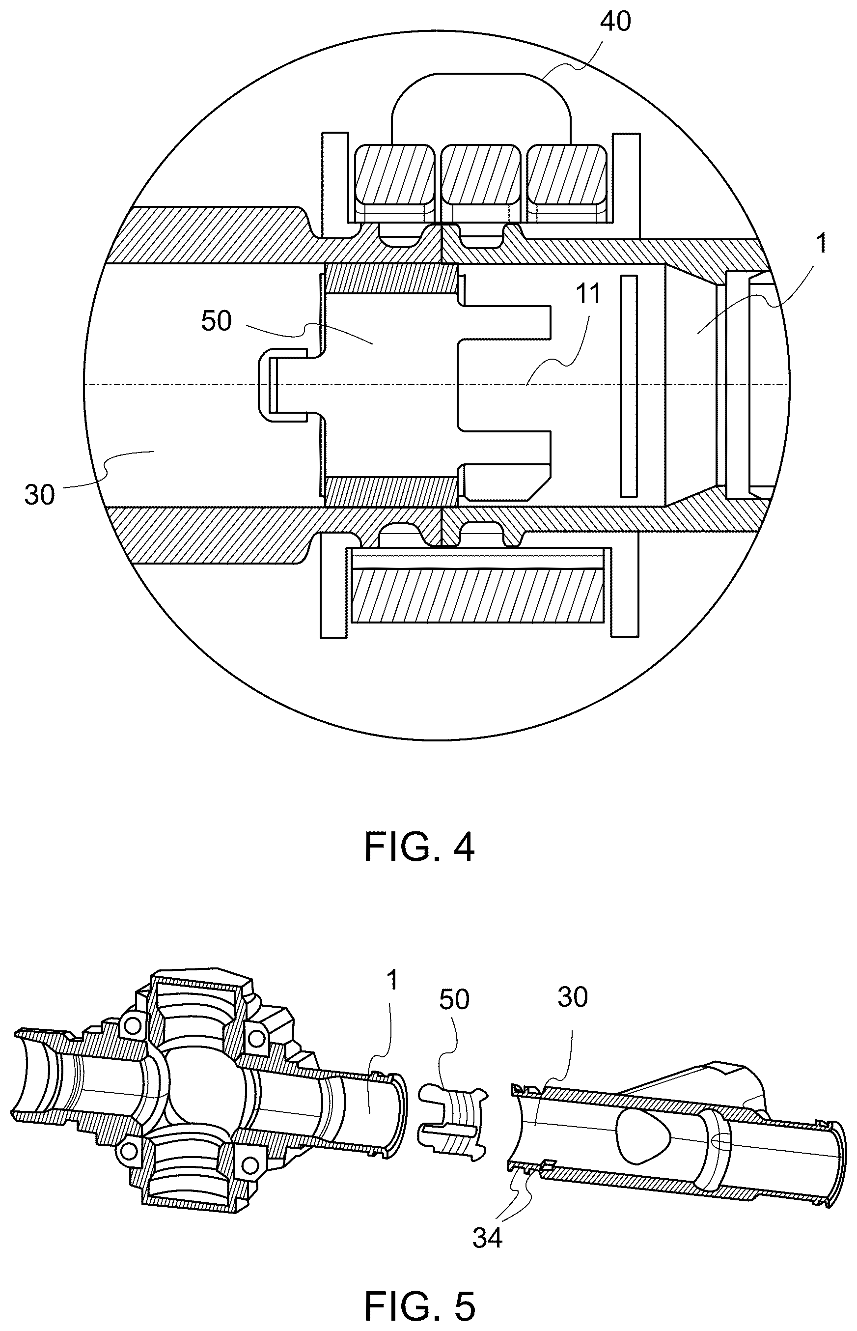 Patent US11815190 Figure 3 – Fluid level sensing assembly for motorised valve