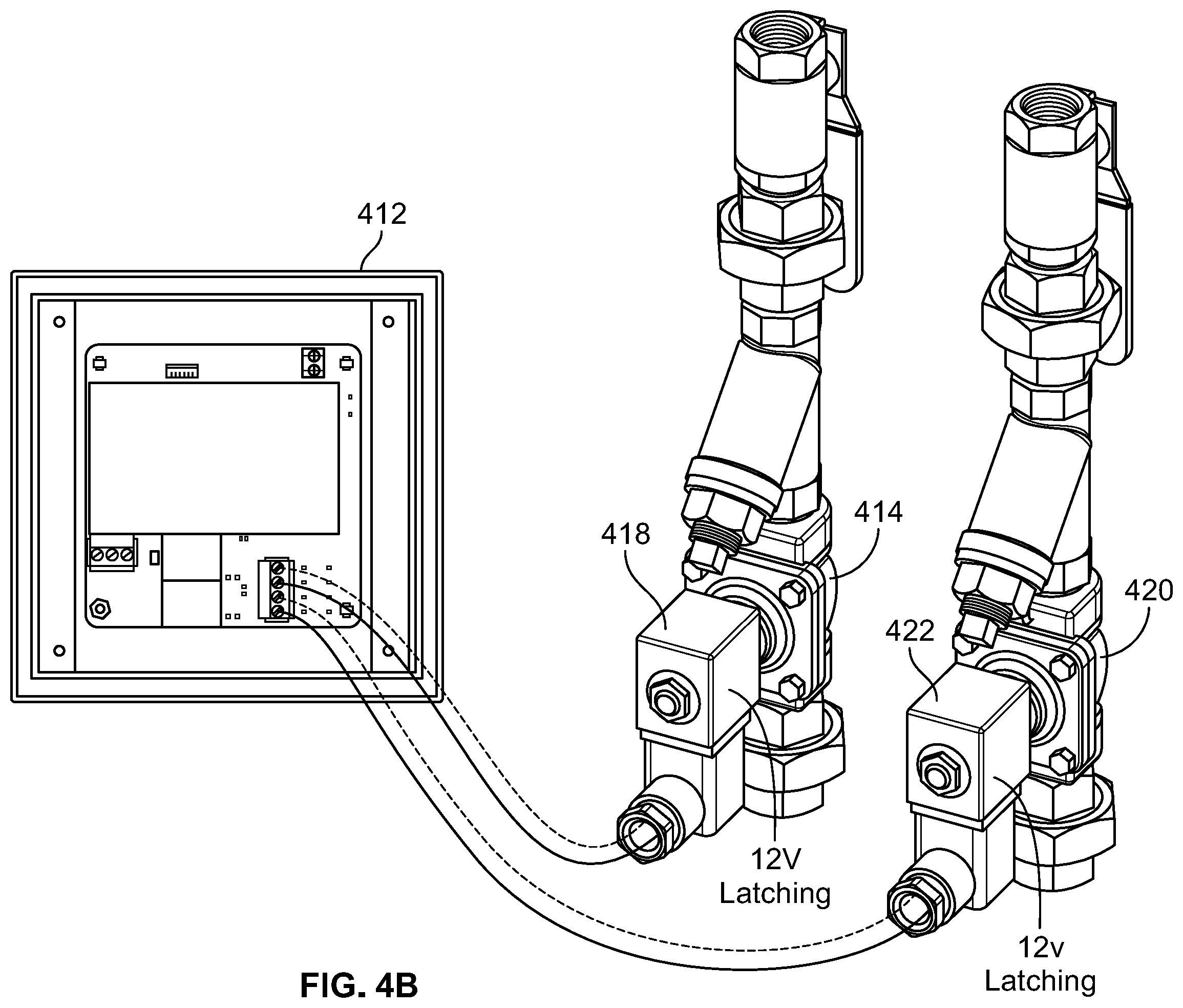 Patent US11815195 Figure 8 – Water and gas utility control systems and retrofitting kit