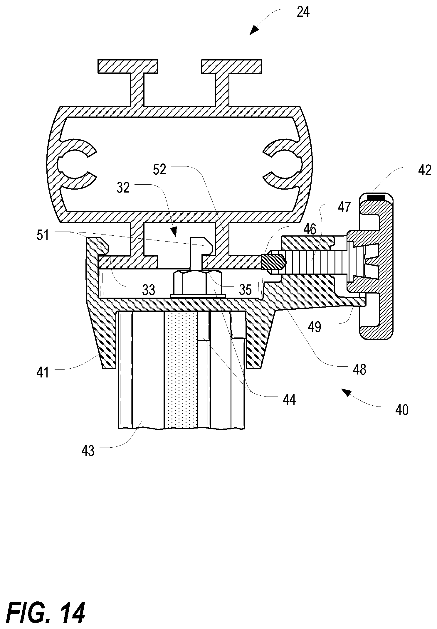 Patent US11815197 Figure 14 – Features for cable managers and other electronic equipment structures