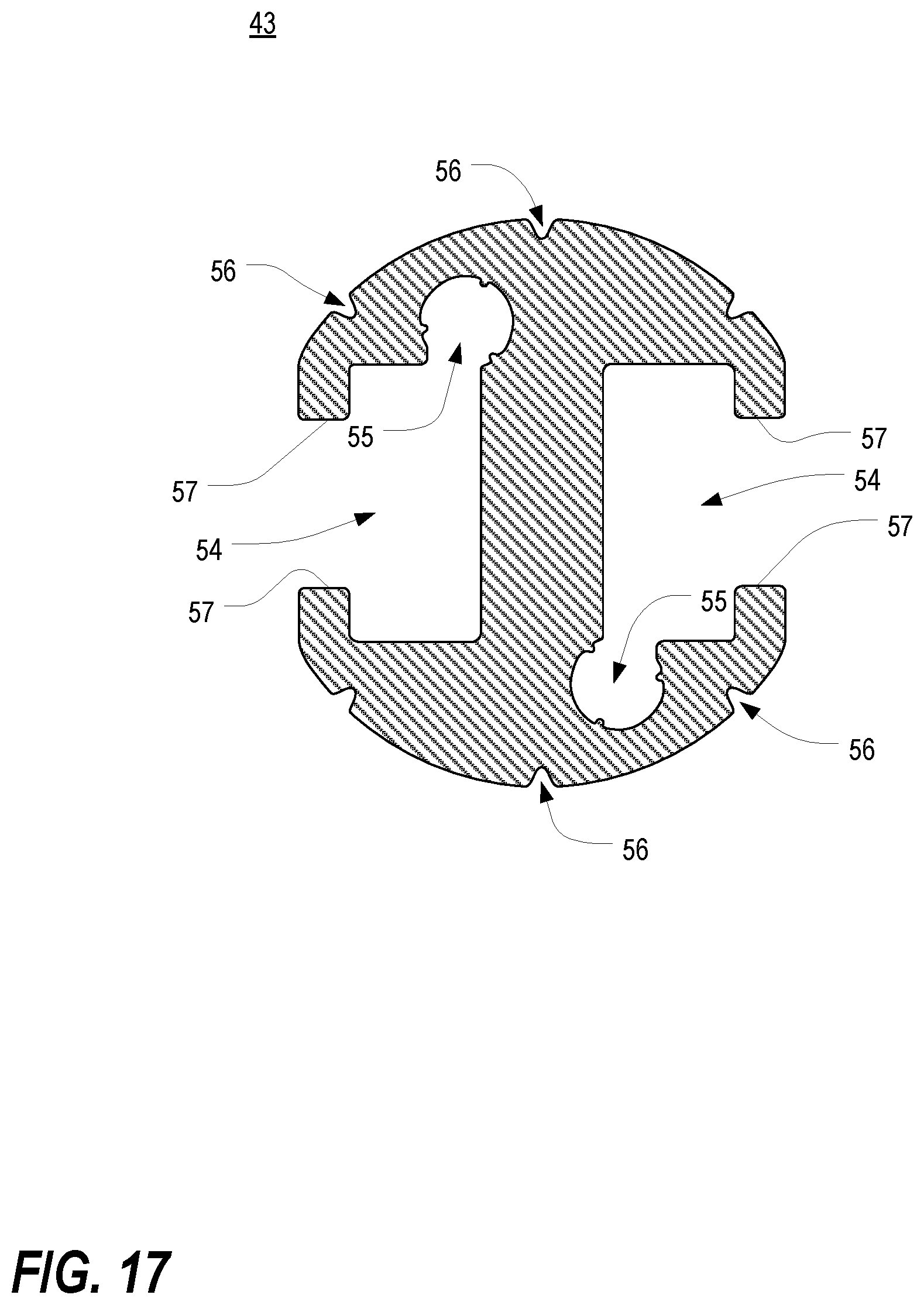Patent US11815197 Figure 17 – Features for cable managers and other electronic equipment structures