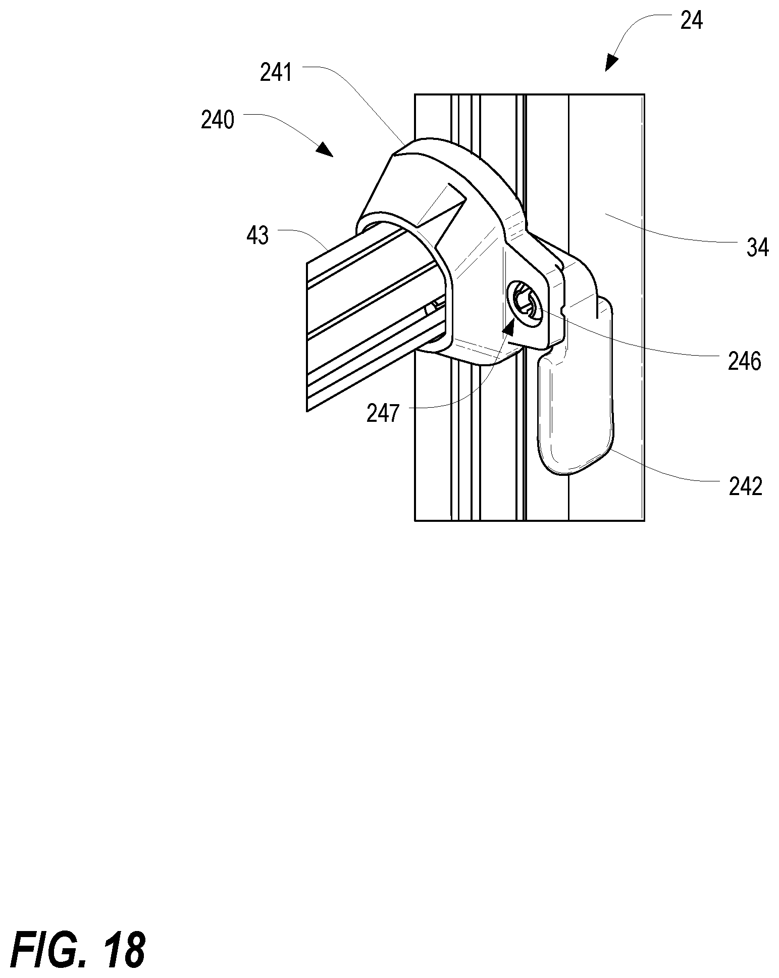 Patent US11815197 Figure 18 – Features for cable managers and other electronic equipment structures