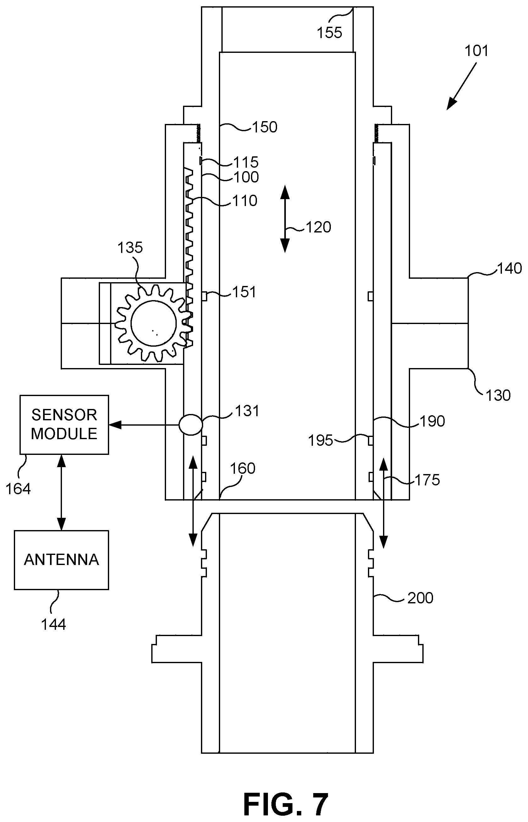 Patent US11815200 Figure 7 – Apparatus for connection and sealing of utility connections