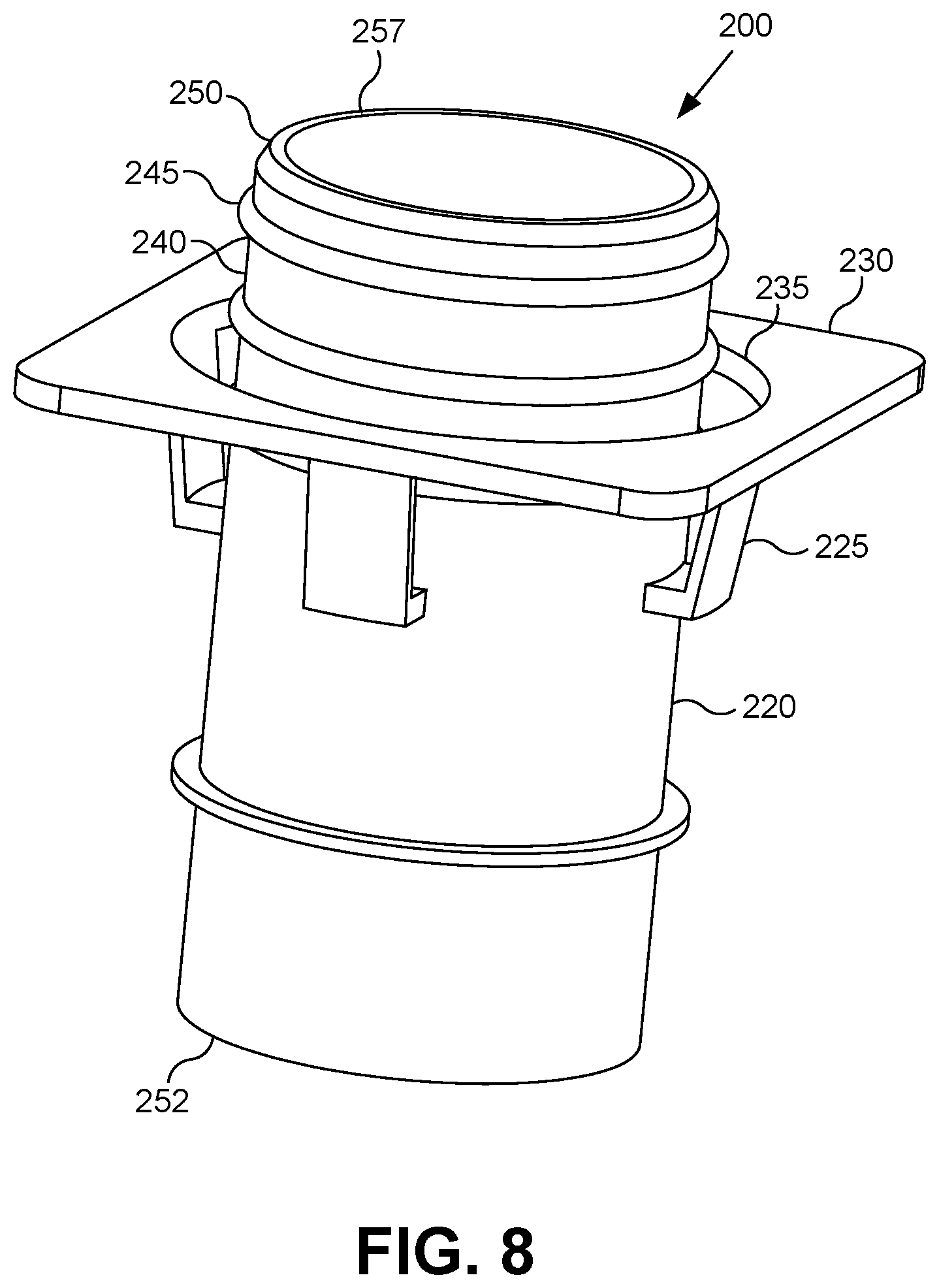 Patent US11815200 Figure 8 – Apparatus for connection and sealing of utility connections