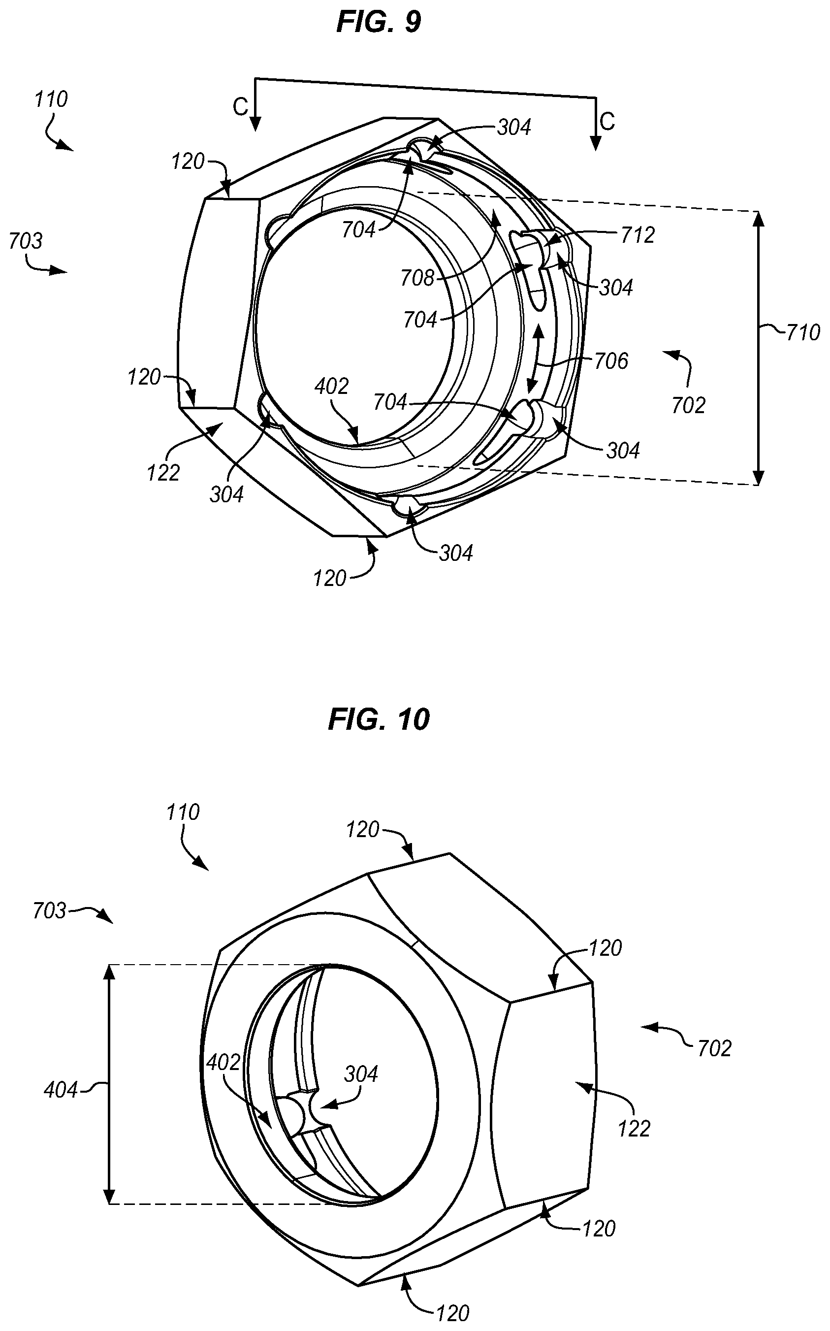 Patent US11815202 Figure 6 – Compression fitting with visual torque indicator