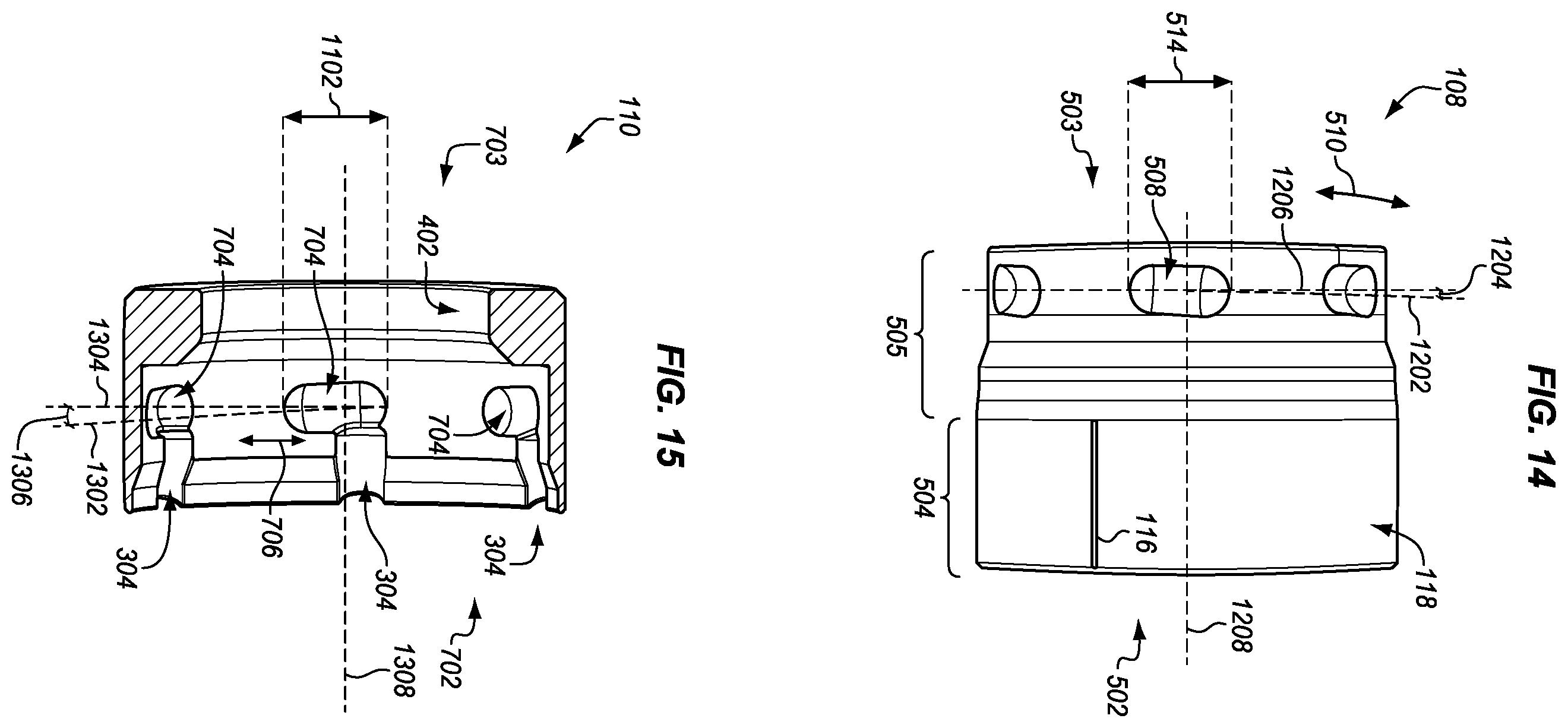Patent US11815202 Figure 10 – Compression fitting with visual torque indicator