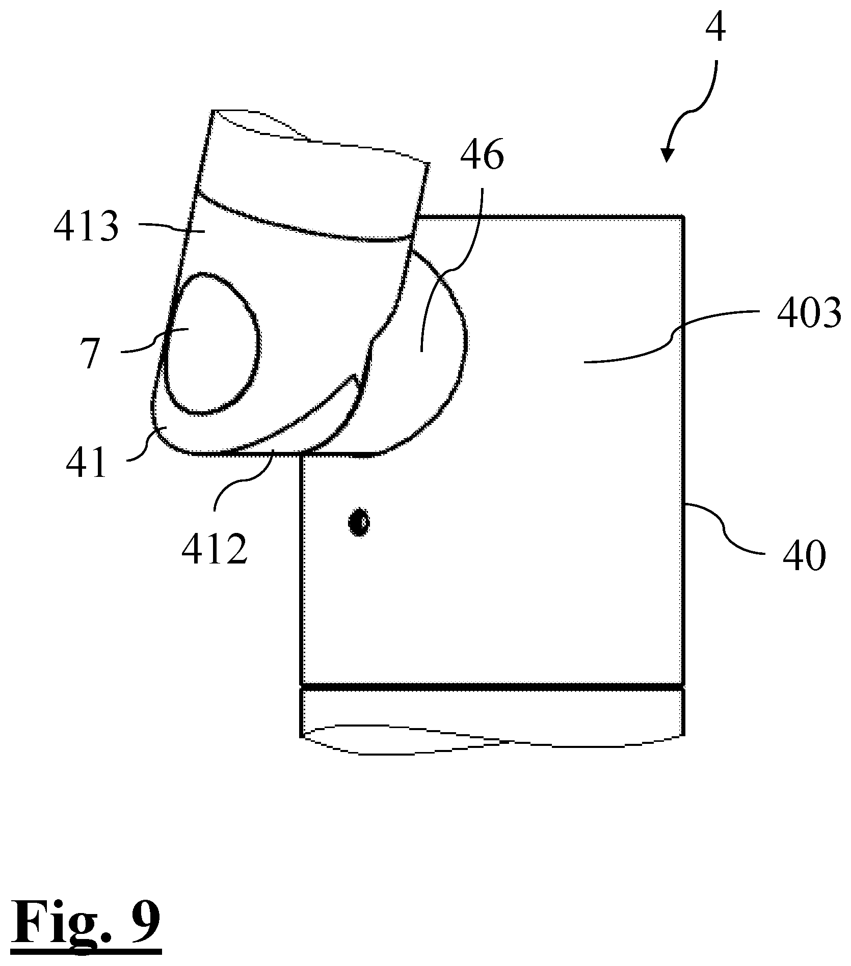 Patent US11815204 Figure 5 – Joint for hydraulic connection