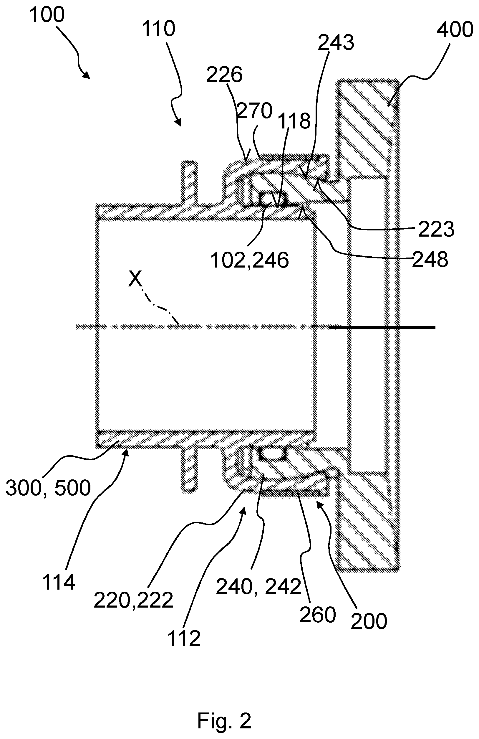 Patent US11815205 Figure 2 – Coupling assembly for pipes