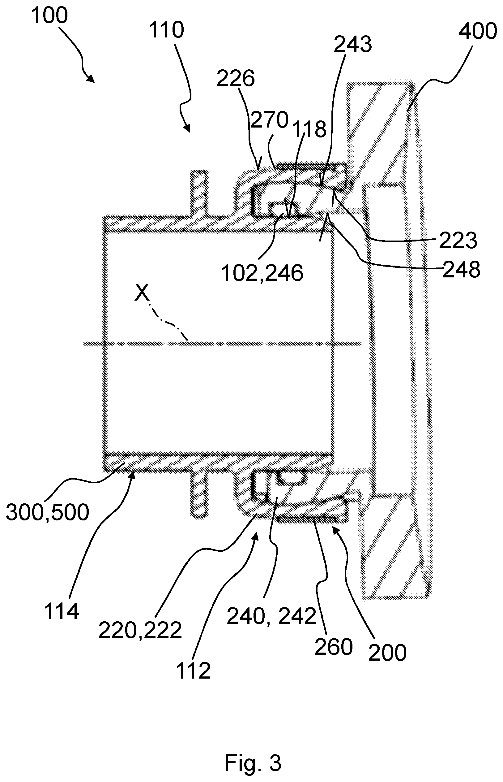 Patent US11815205 Figure 3 – Coupling assembly for pipes