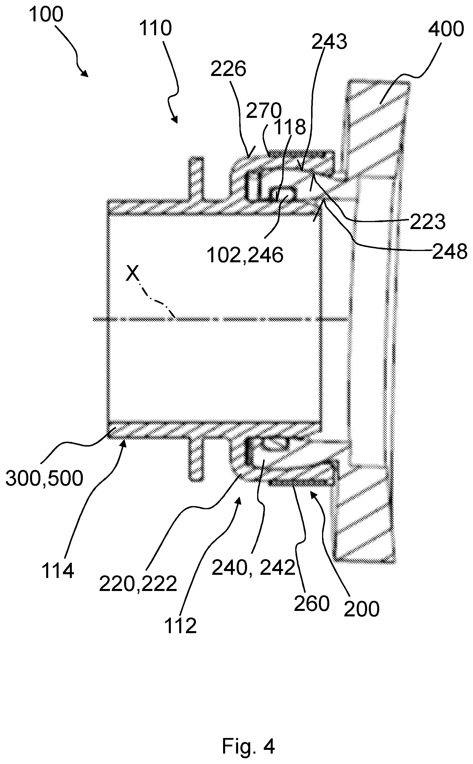 Patent US11815205 Figure 4 – Coupling assembly for pipes