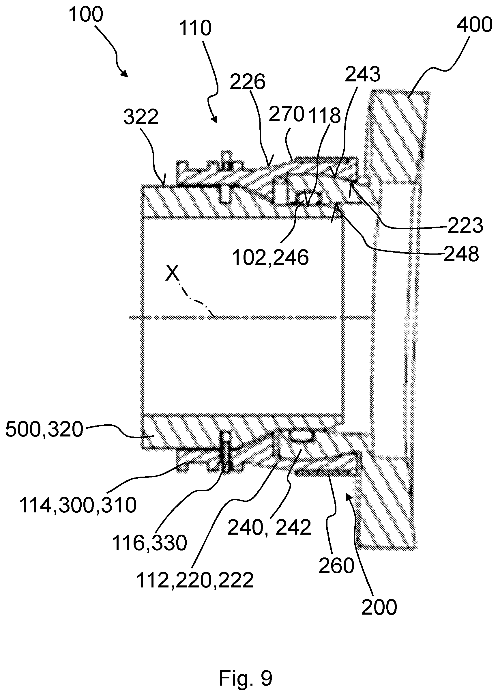 Patent US11815205 Figure 9 – Coupling assembly for pipes