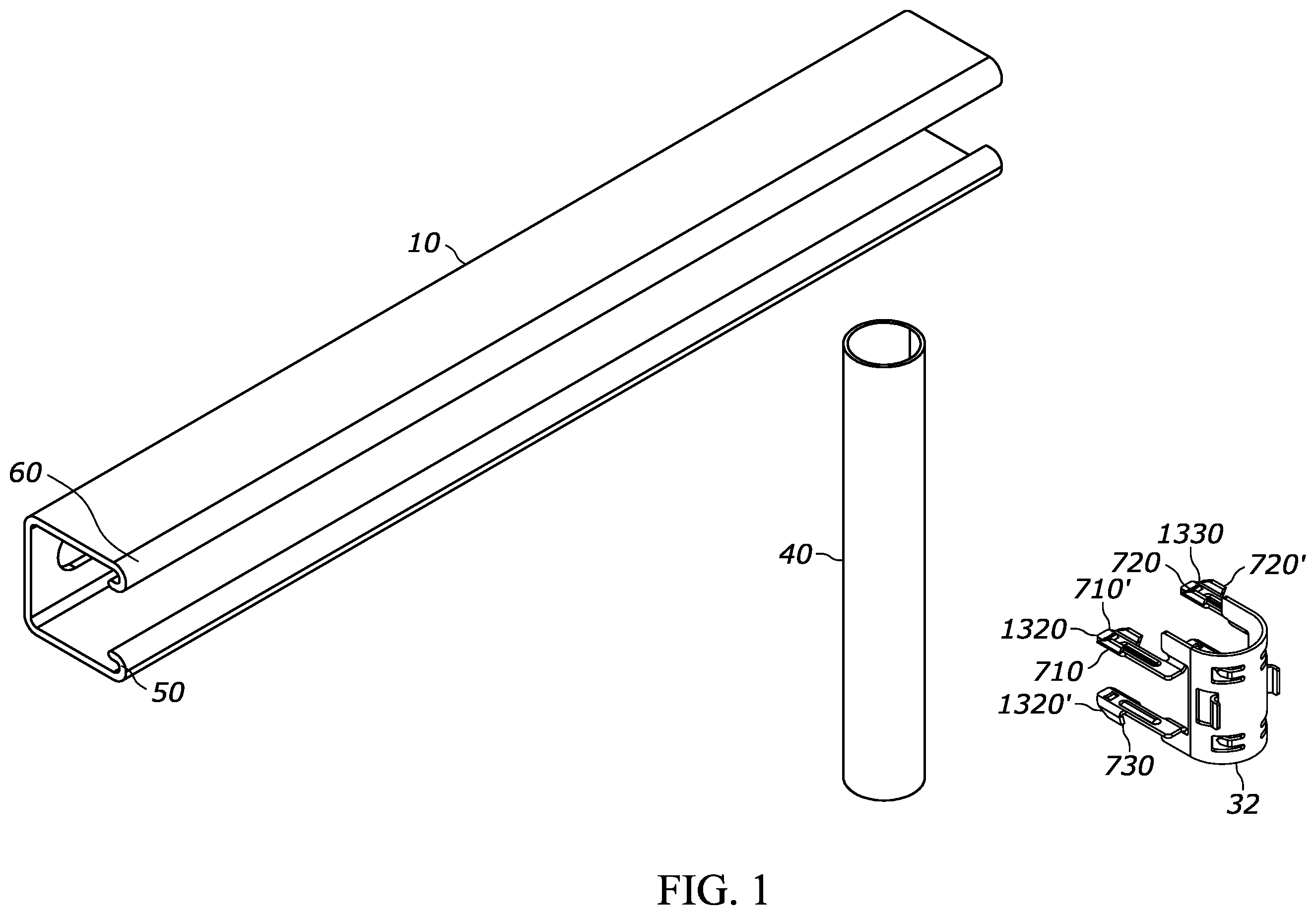 Patent US11815206 Figure 1 – Structural fastener