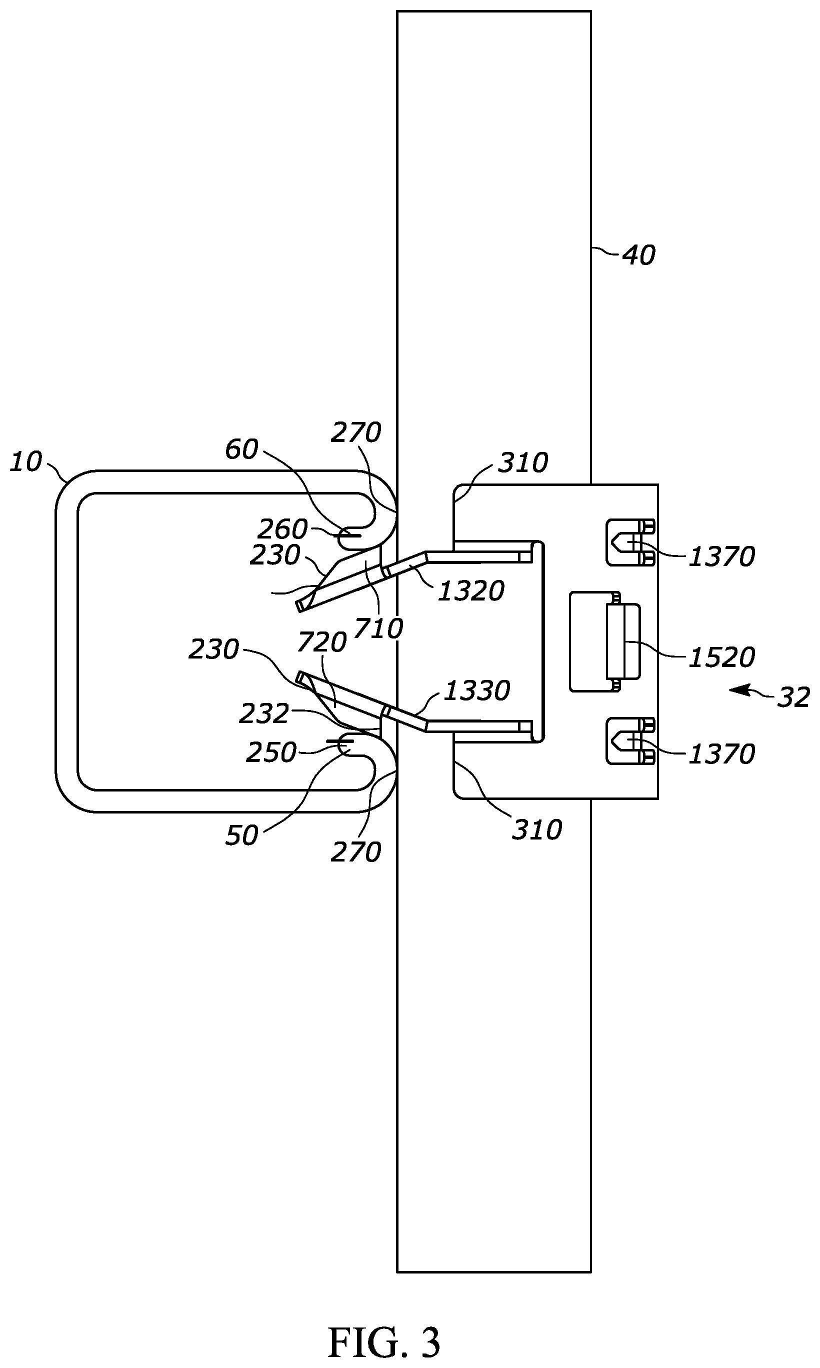 Patent US11815206 Figure 3 – Structural fastener
