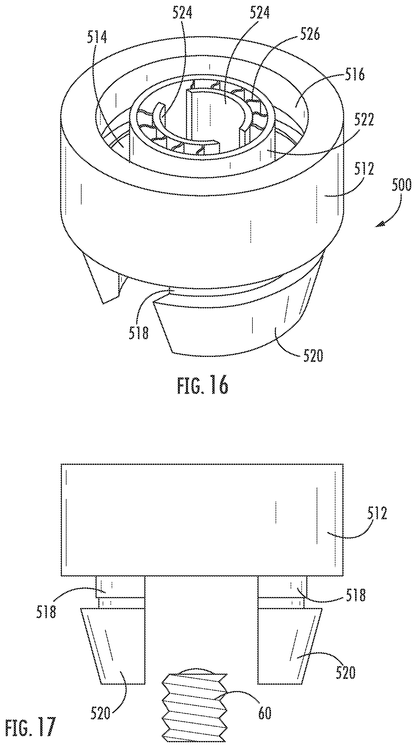 Patent US11815207 Figure 6 – Adapter for mounting cables and cable hangers and clamp members for mounting same