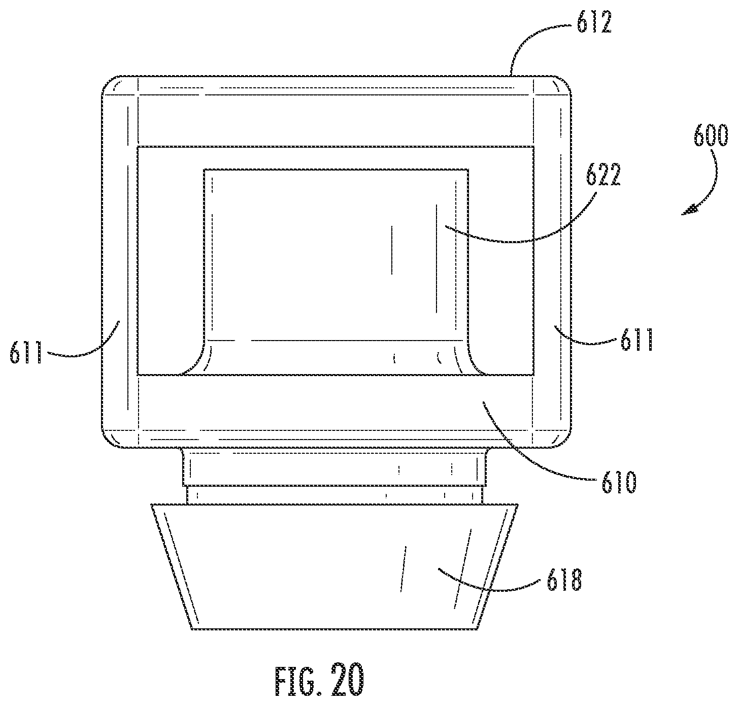 Patent US11815207 Figure 8 – Adapter for mounting cables and cable hangers and clamp members for mounting same