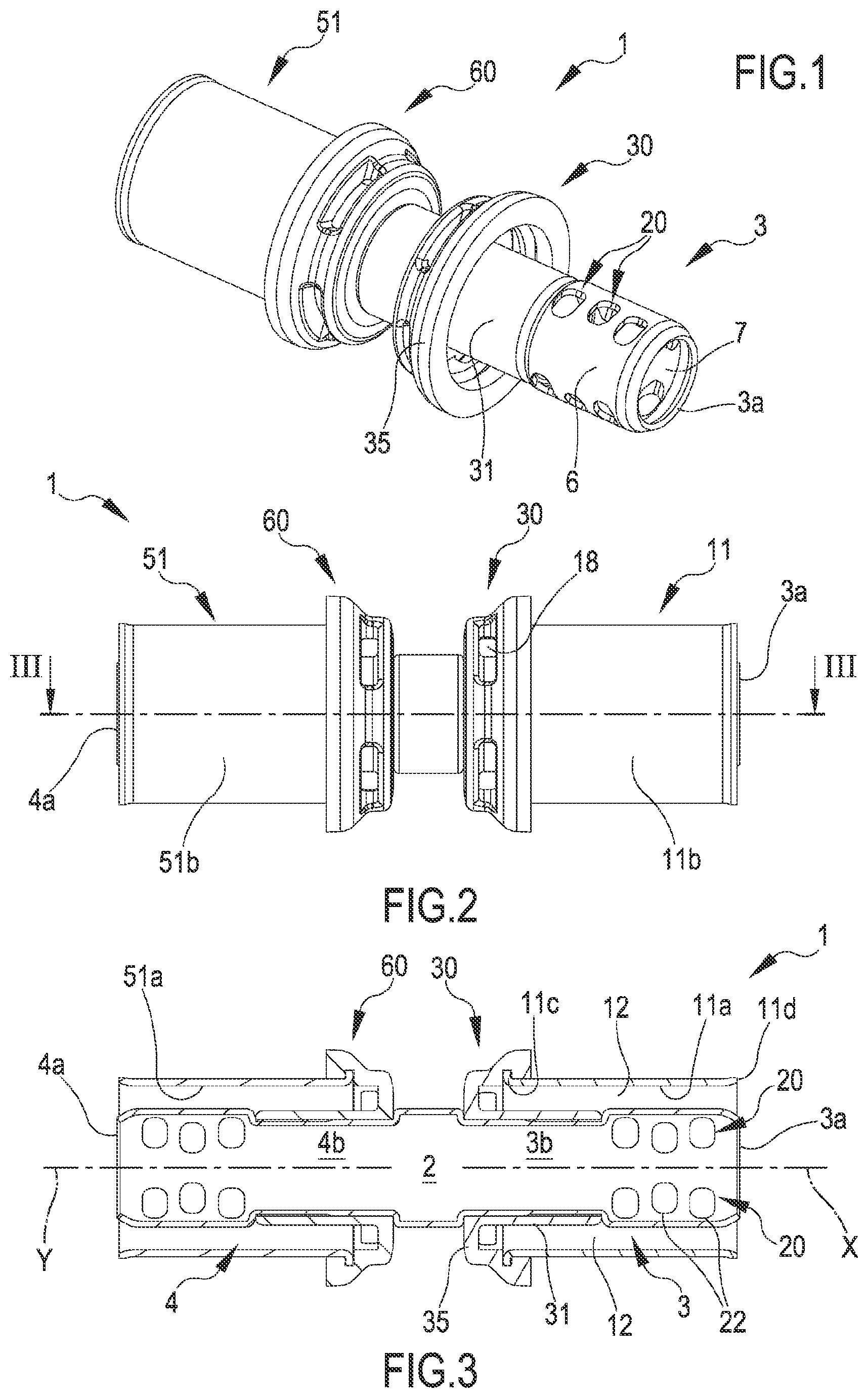 Patent US11815208 Figure 1 – Fitting for connecting pipes, in particular flexible pipes