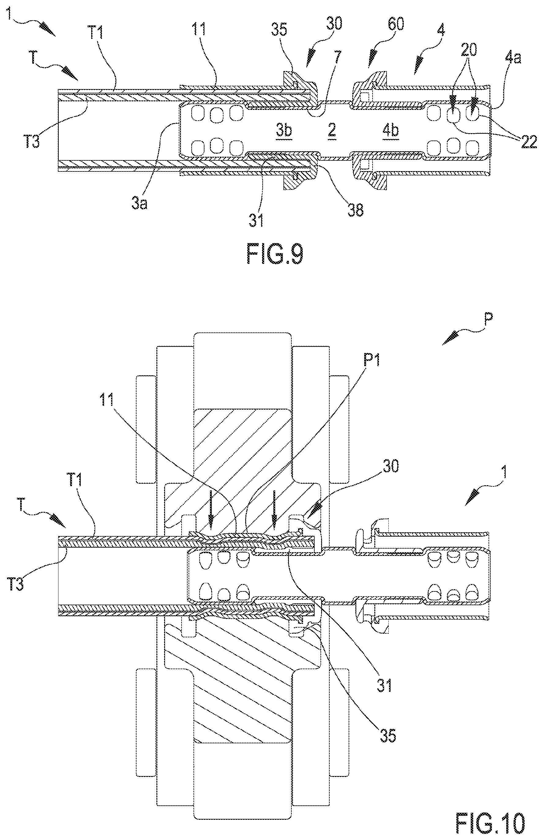Patent US11815208 Figure 4 – Fitting for connecting pipes, in particular flexible pipes