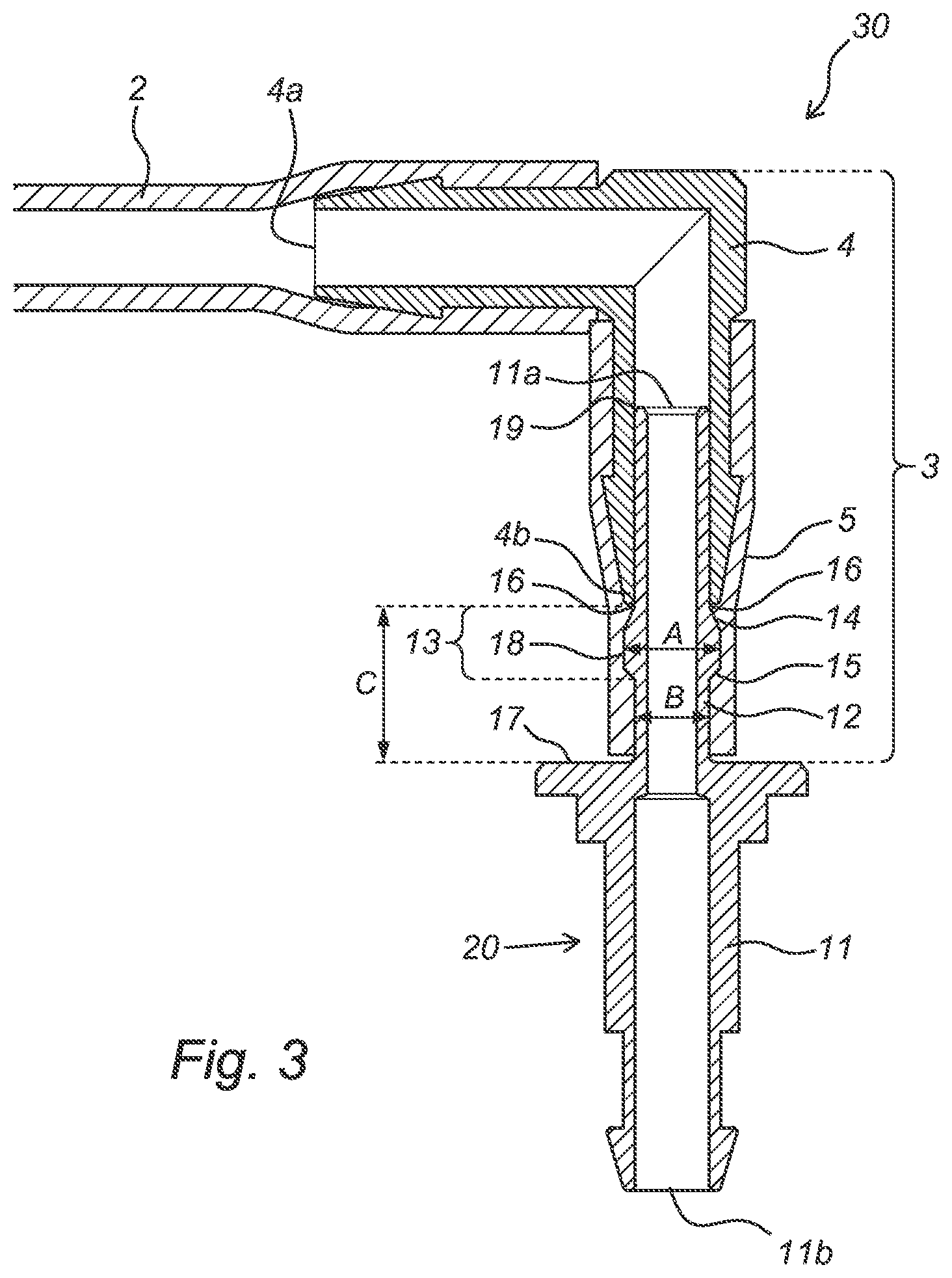 Patent US11815210 Figure 2 – Coupling for coupling of one or more hoses to a cleaning machine