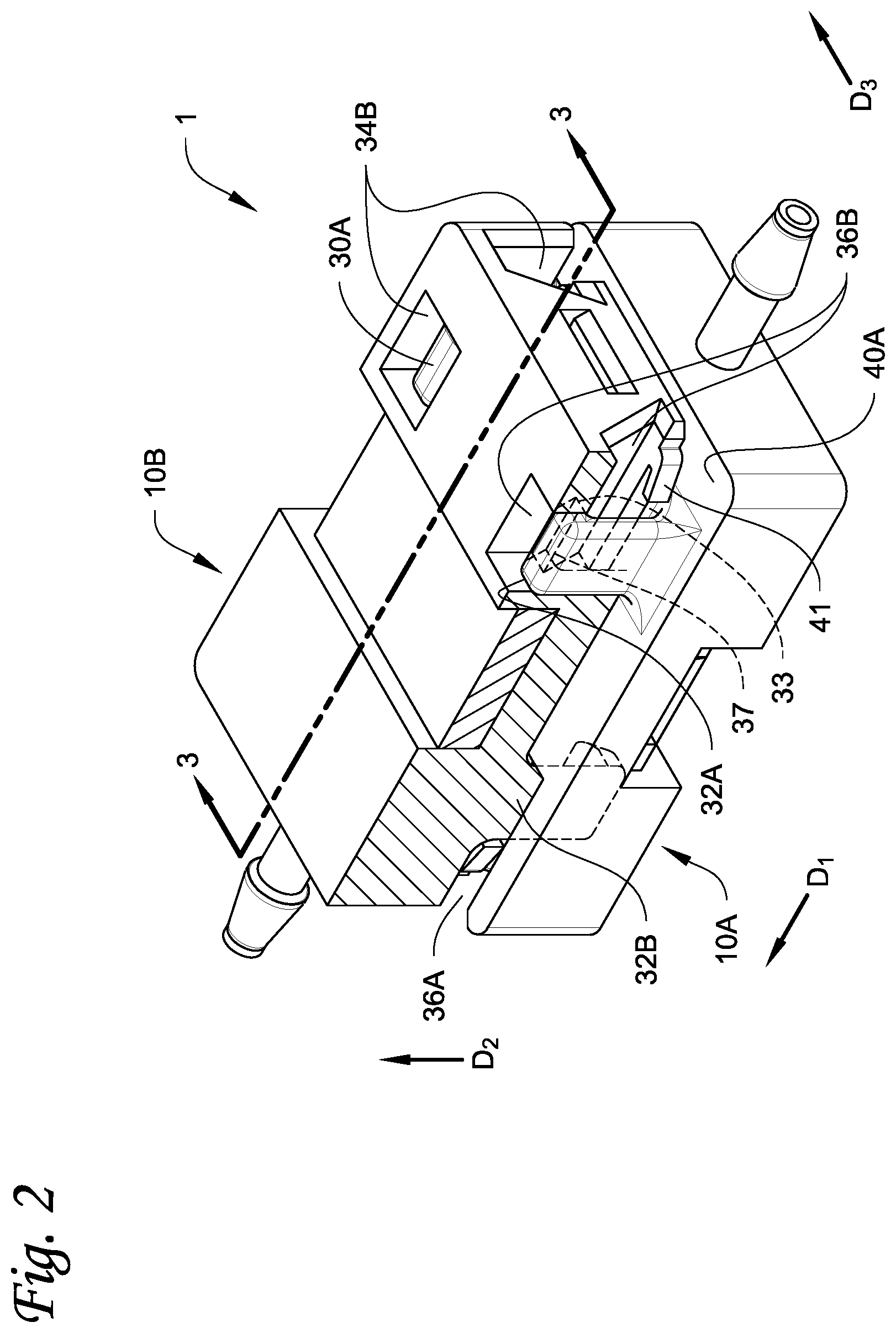 Patent US11815211 Figure 2 – Aseptic coupling assembly and method of aseptic coupling