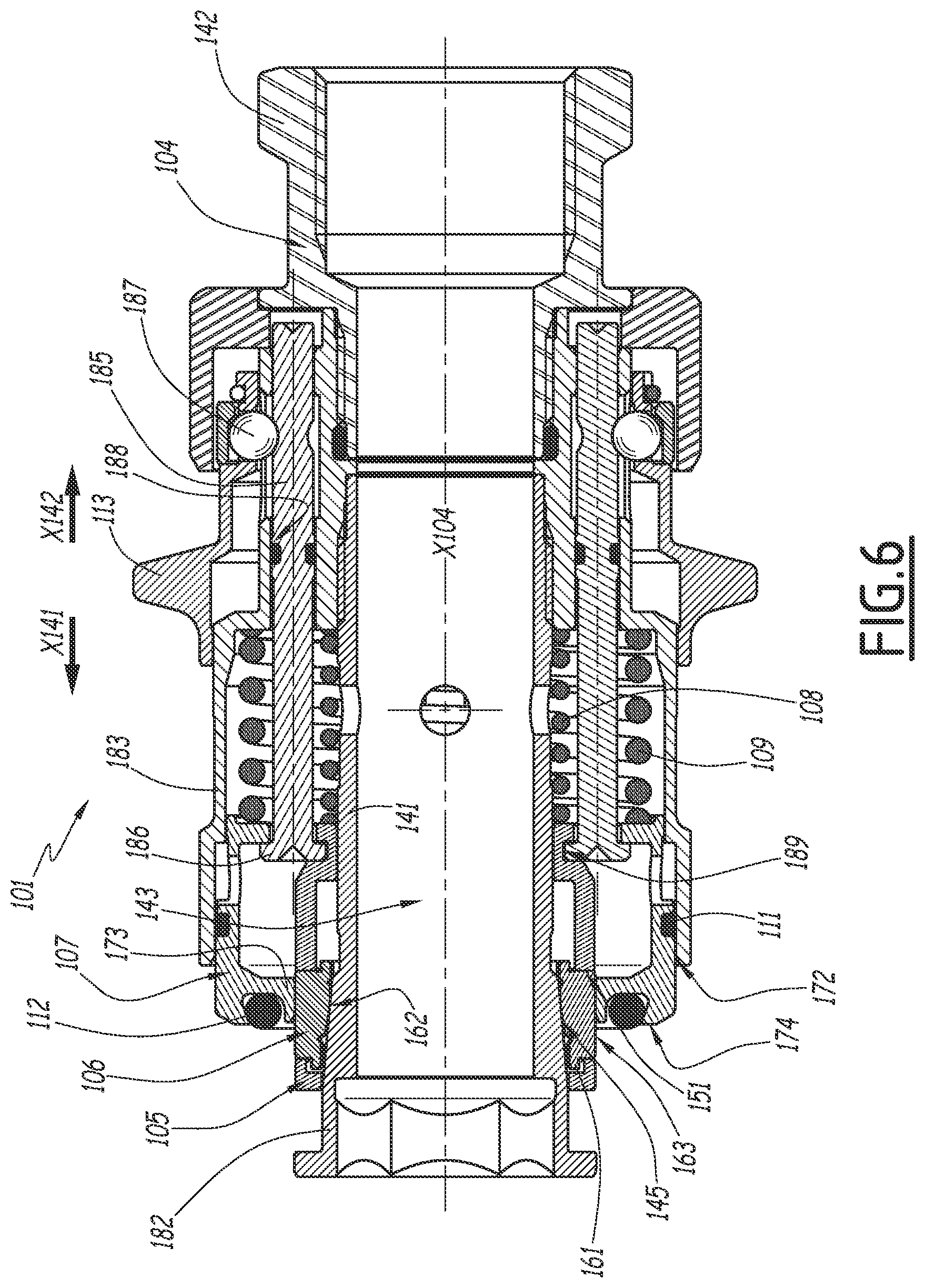 Patent US11815213 Figure 5 – Connector element
