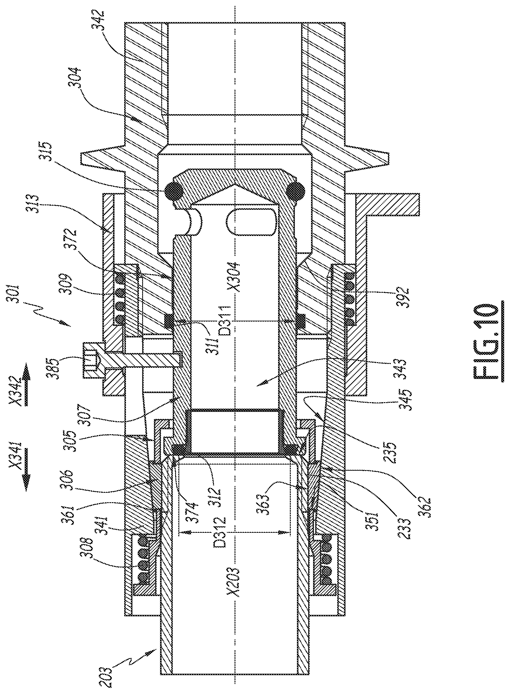 Patent US11815213 Figure 9 – Connector element