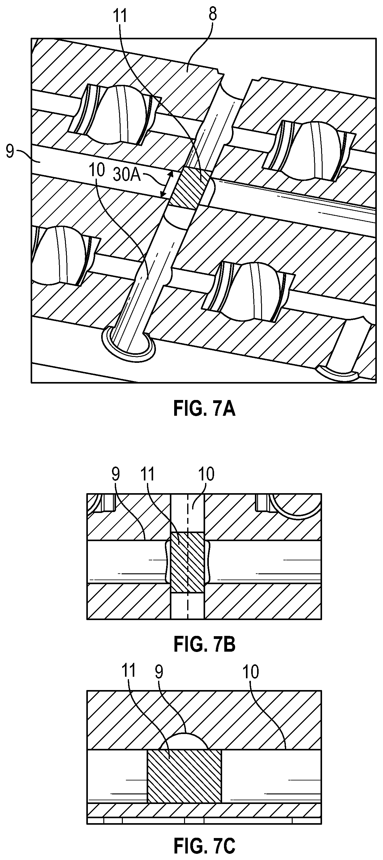 Patent US11815215 Figure 5 – Pig routing insert adapted for installation in a structure, structure and method